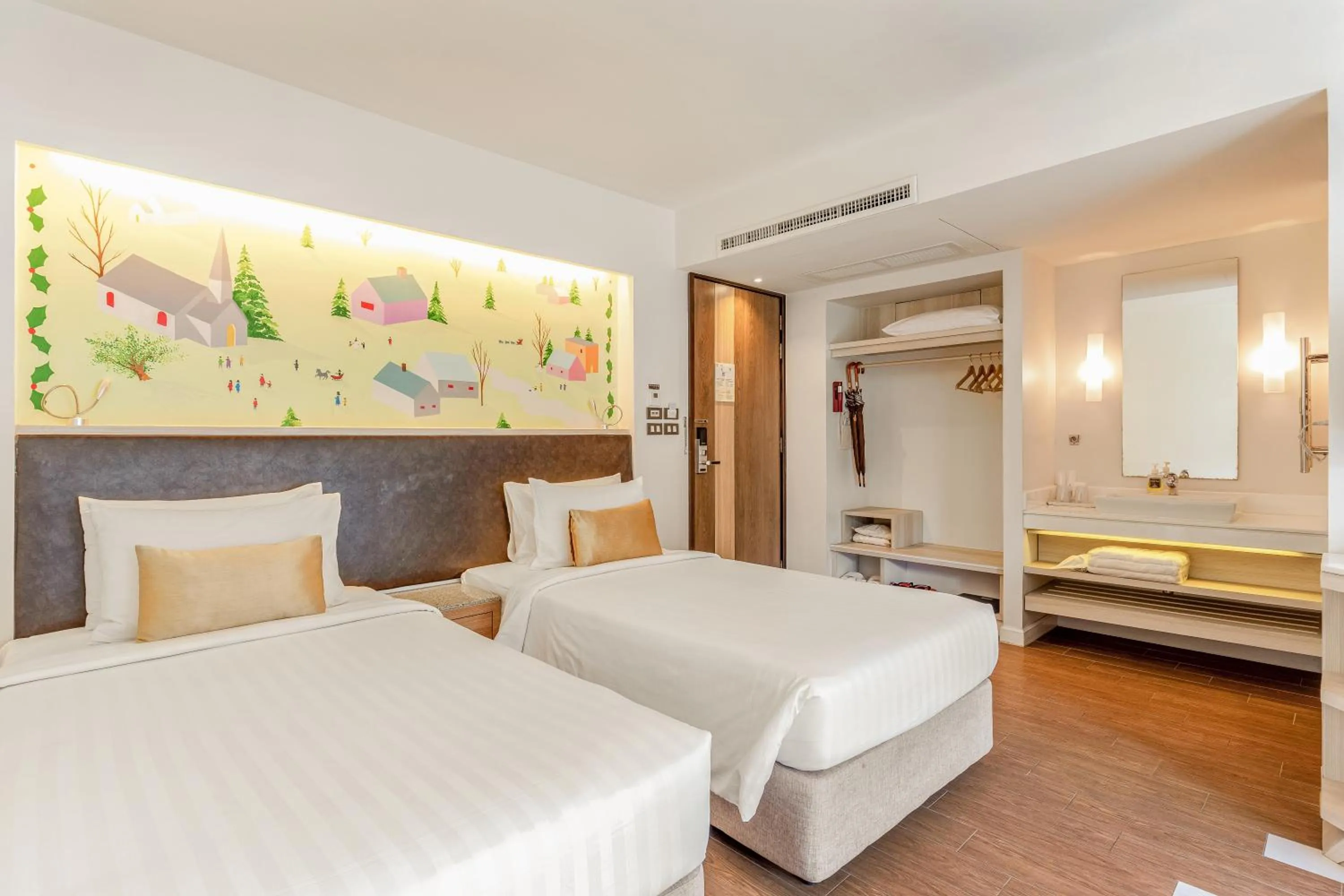 Bed in Sand Dunes Chaolao Beach Resort