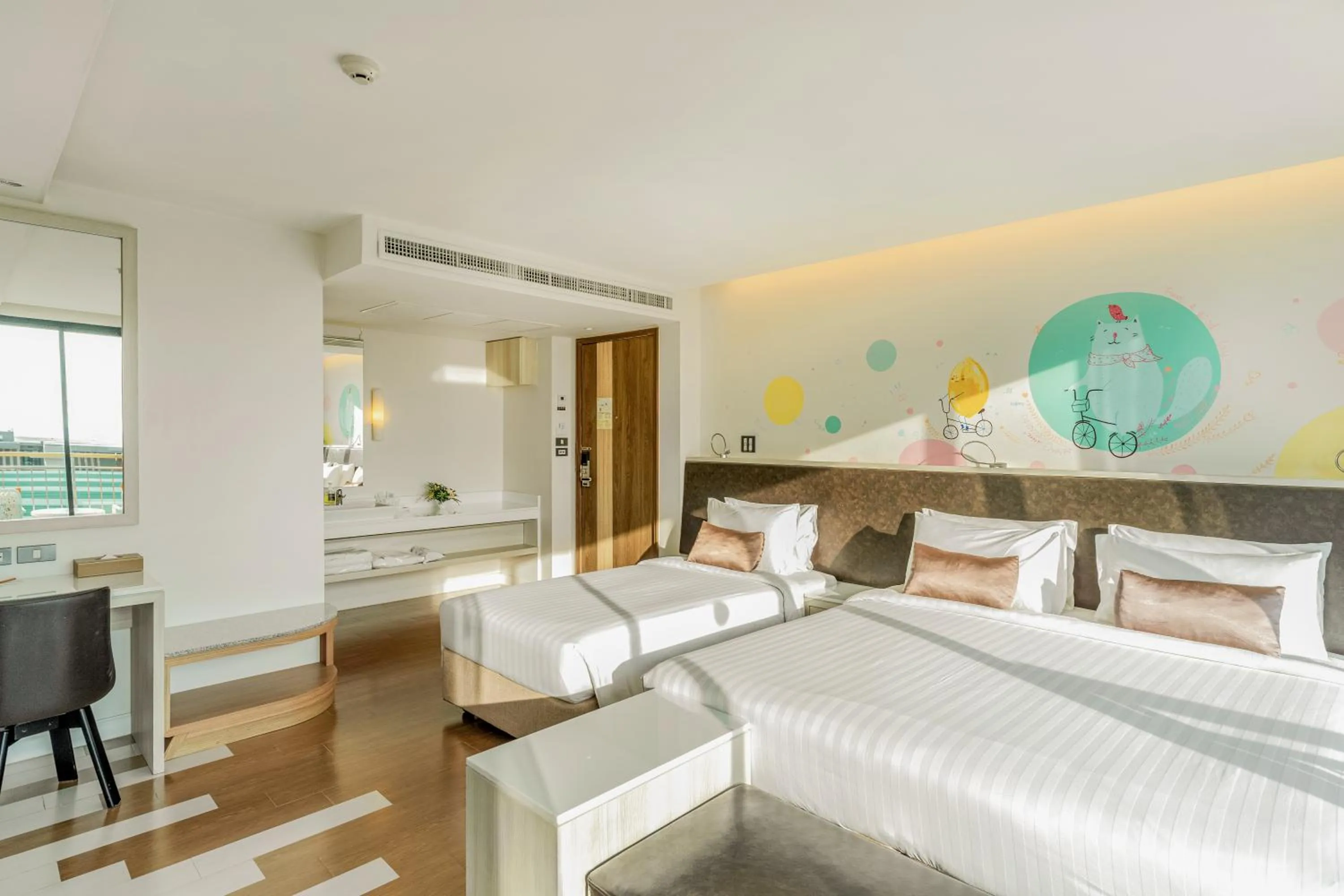 Bed in Sand Dunes Chaolao Beach Resort