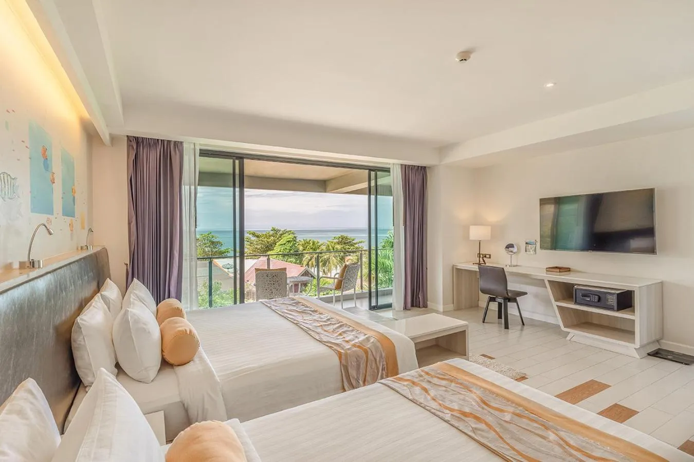 Bed in Sand Dunes Chaolao Beach Resort