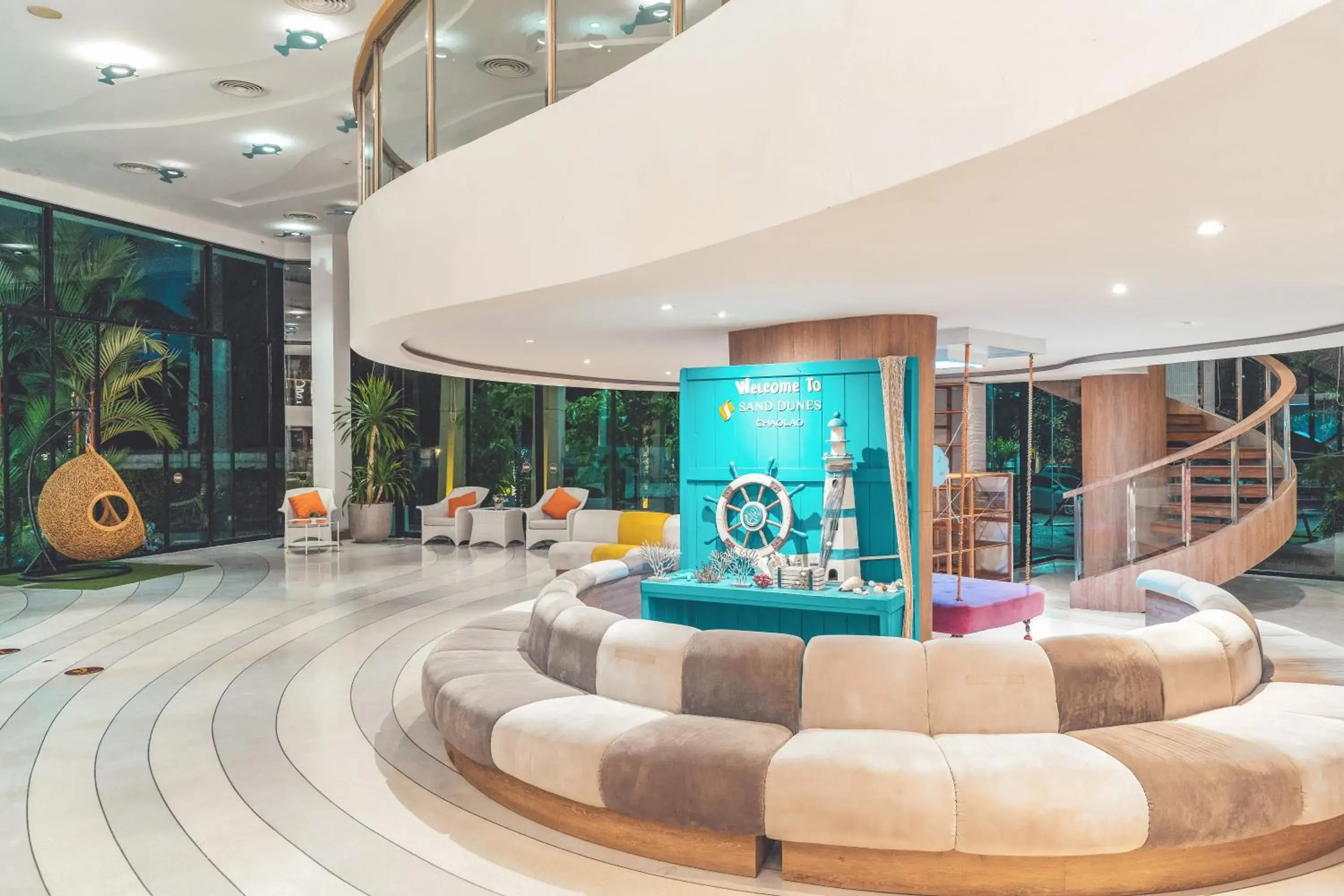 Living room in Sand Dunes Chaolao Beach Resort Living room in Sand Dunes Chaolao Beach Resort