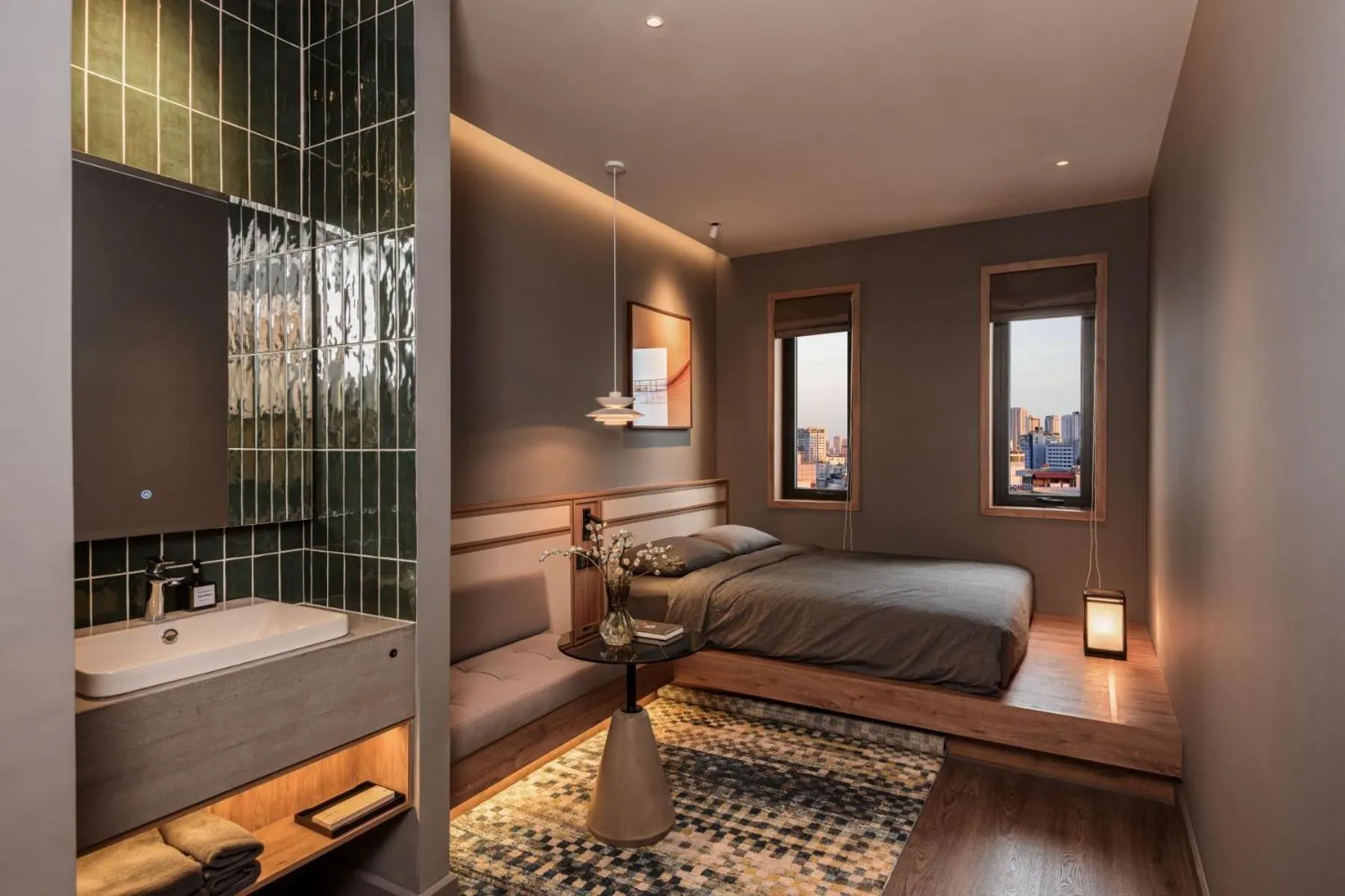 Bathroom, Bed in Express by M Village Võ Văn Kiệt