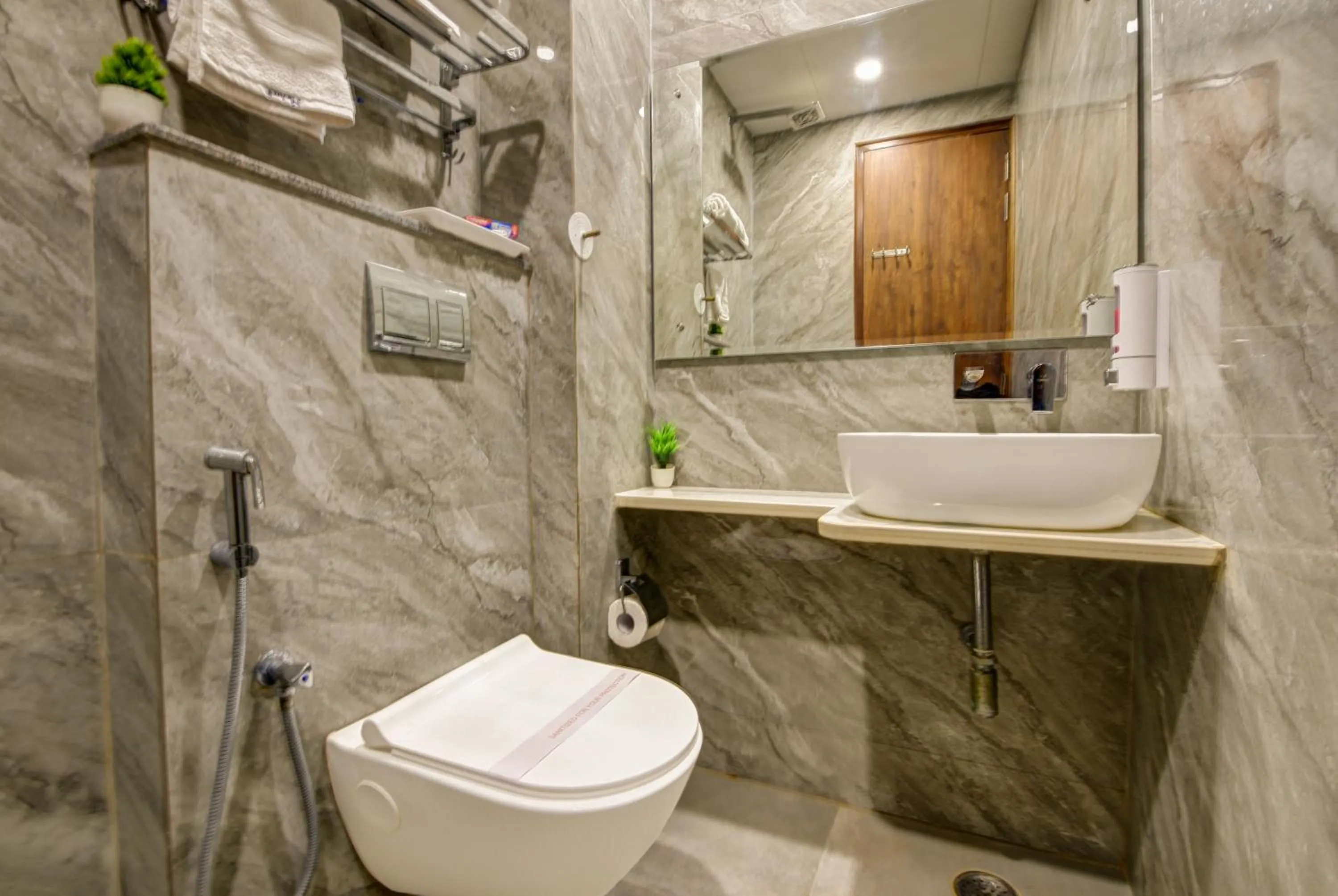 Shower in Hotel Mehul International -Near New Delhi Railway Station, Paharganj & Connaught Place