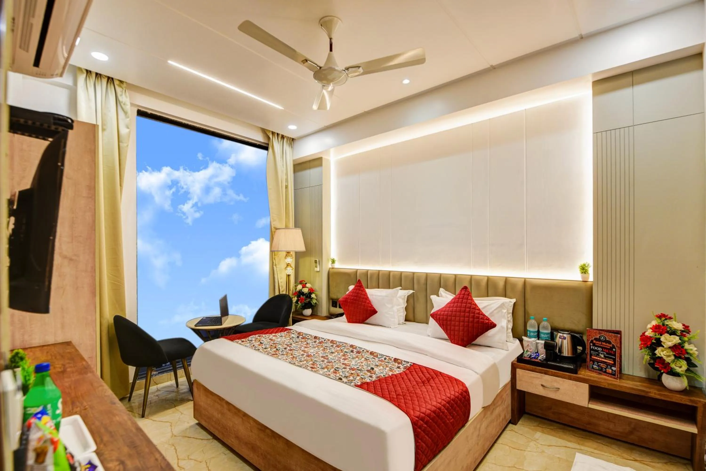 Bed in Hotel Mehul International -Near New Delhi Railway Station, Paharganj & Connaught Place