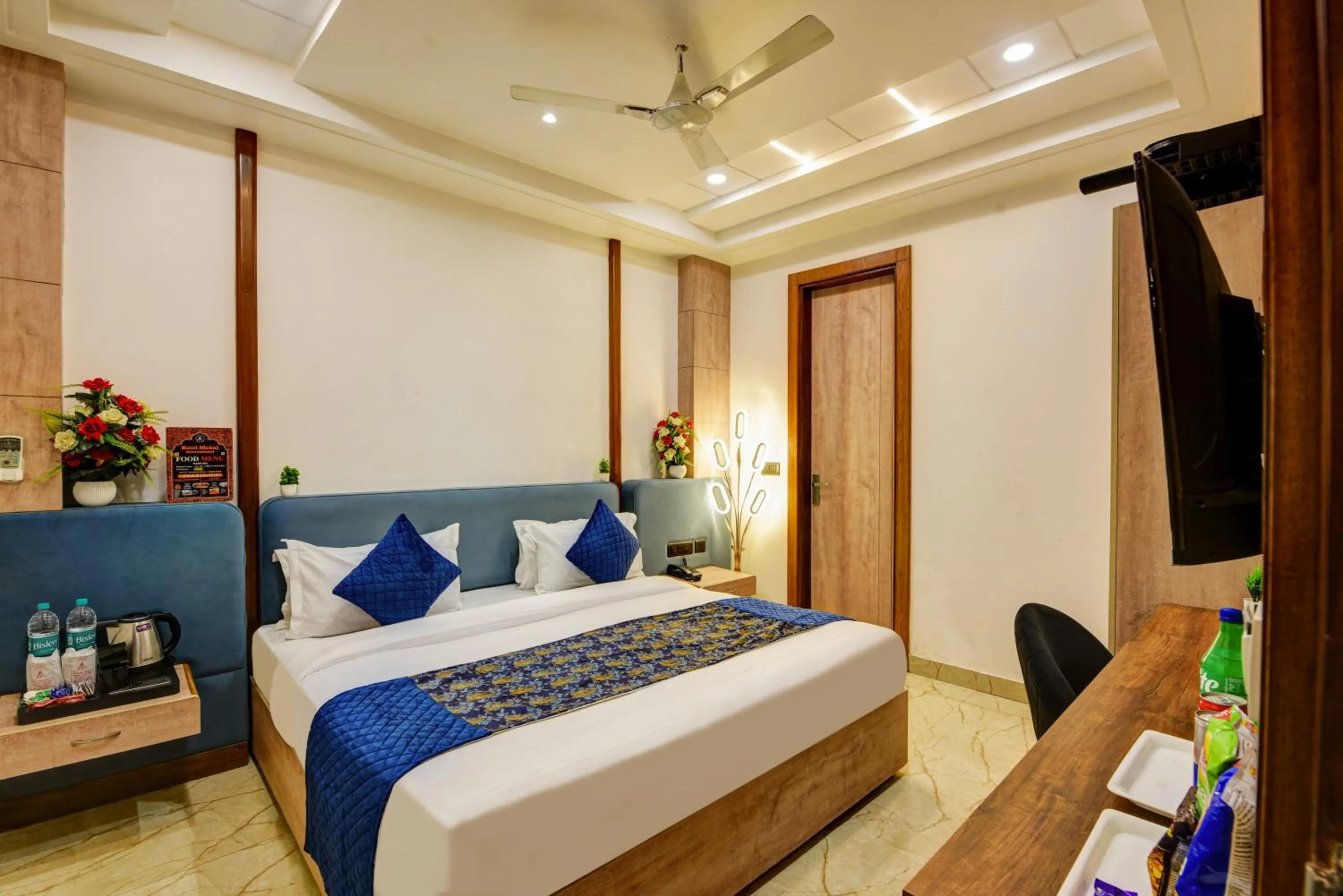 Bed in Hotel Mehul International -Near New Delhi Railway Station, Paharganj & Connaught Place