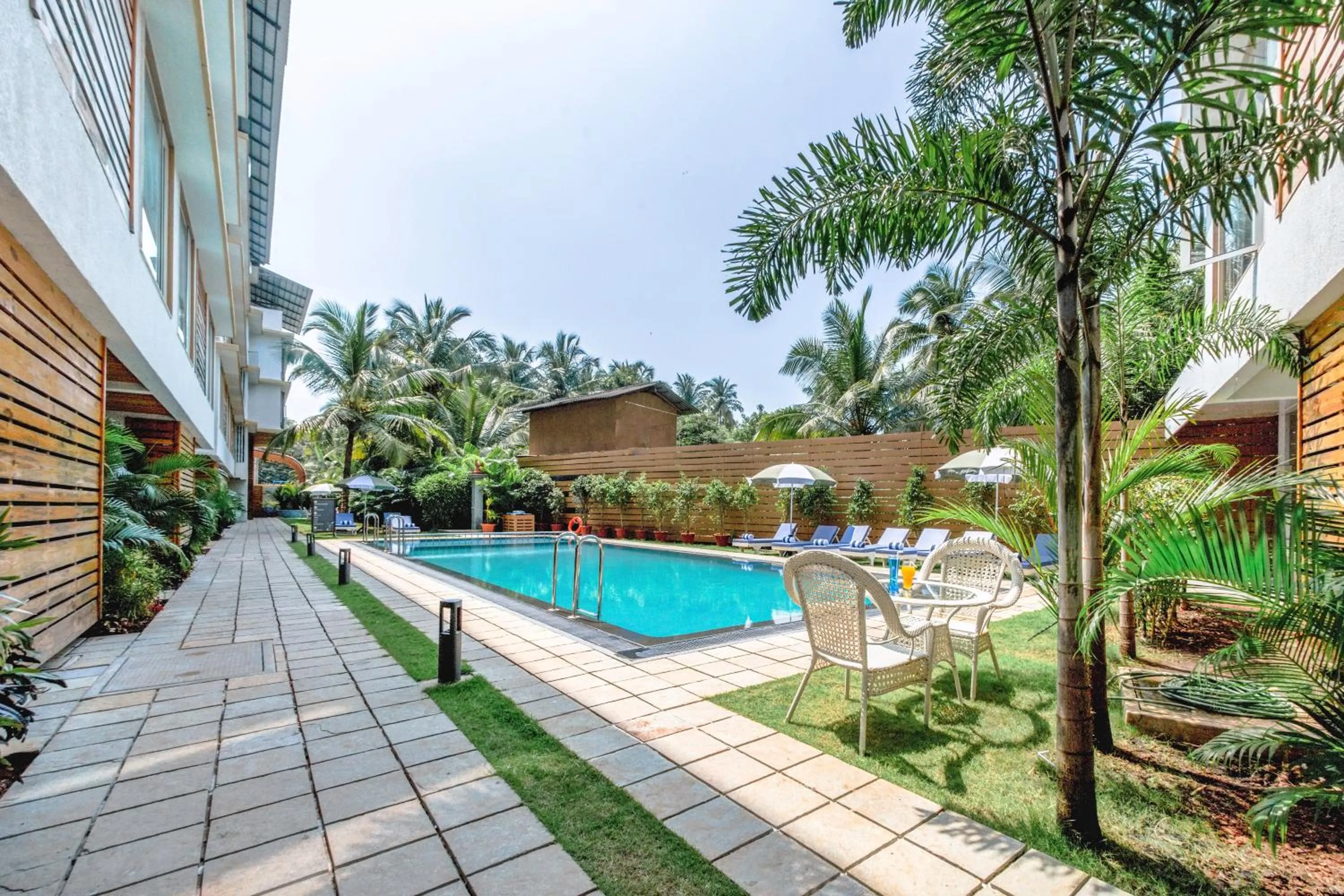 Garden view in Turtle Beach Resort - Morjim