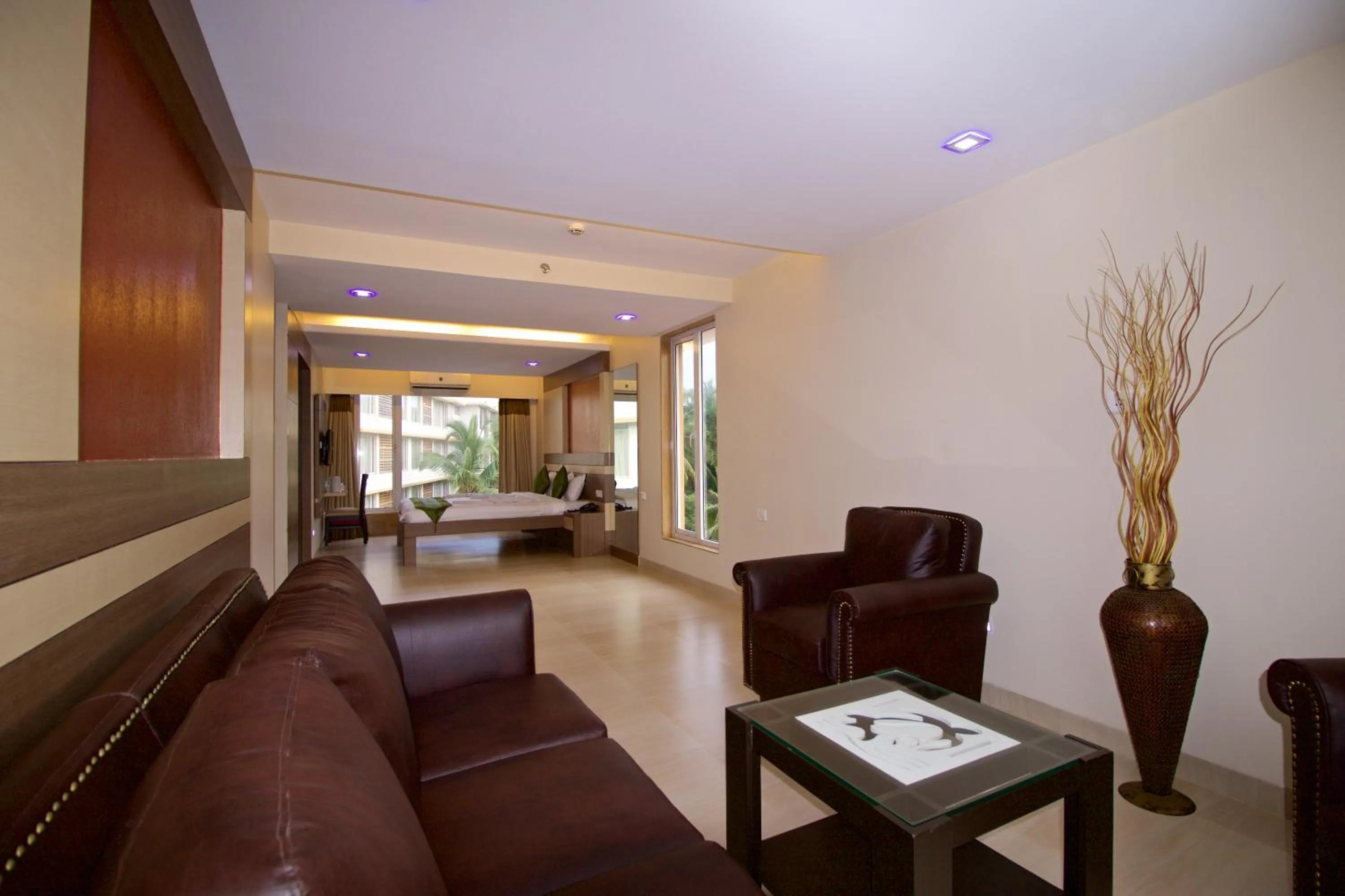 Seating area in Turtle Beach Resort - Morjim