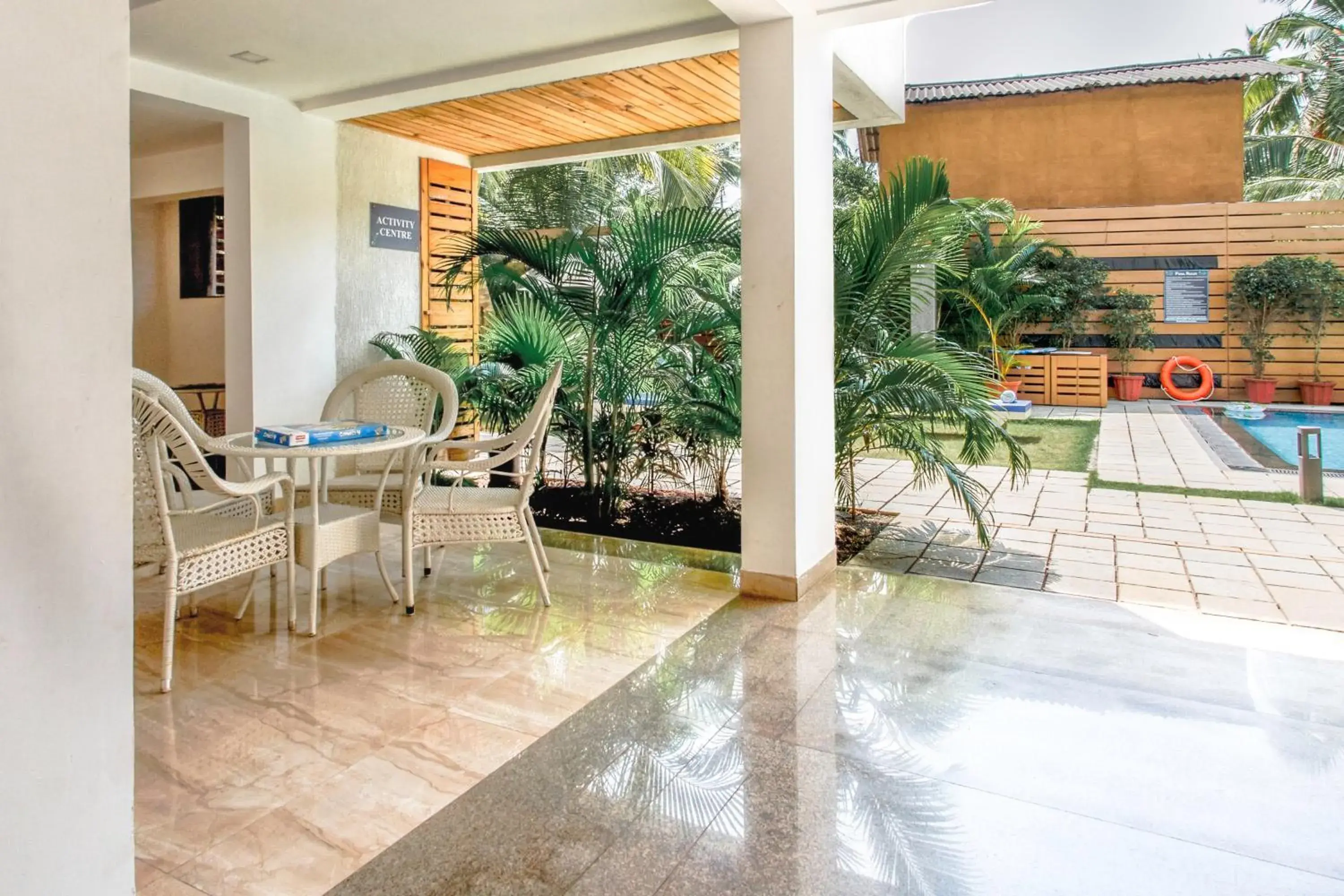 Swimming pool in Turtle Beach Resort - Morjim Swimming pool in Turtle Beach Resort - Morjim