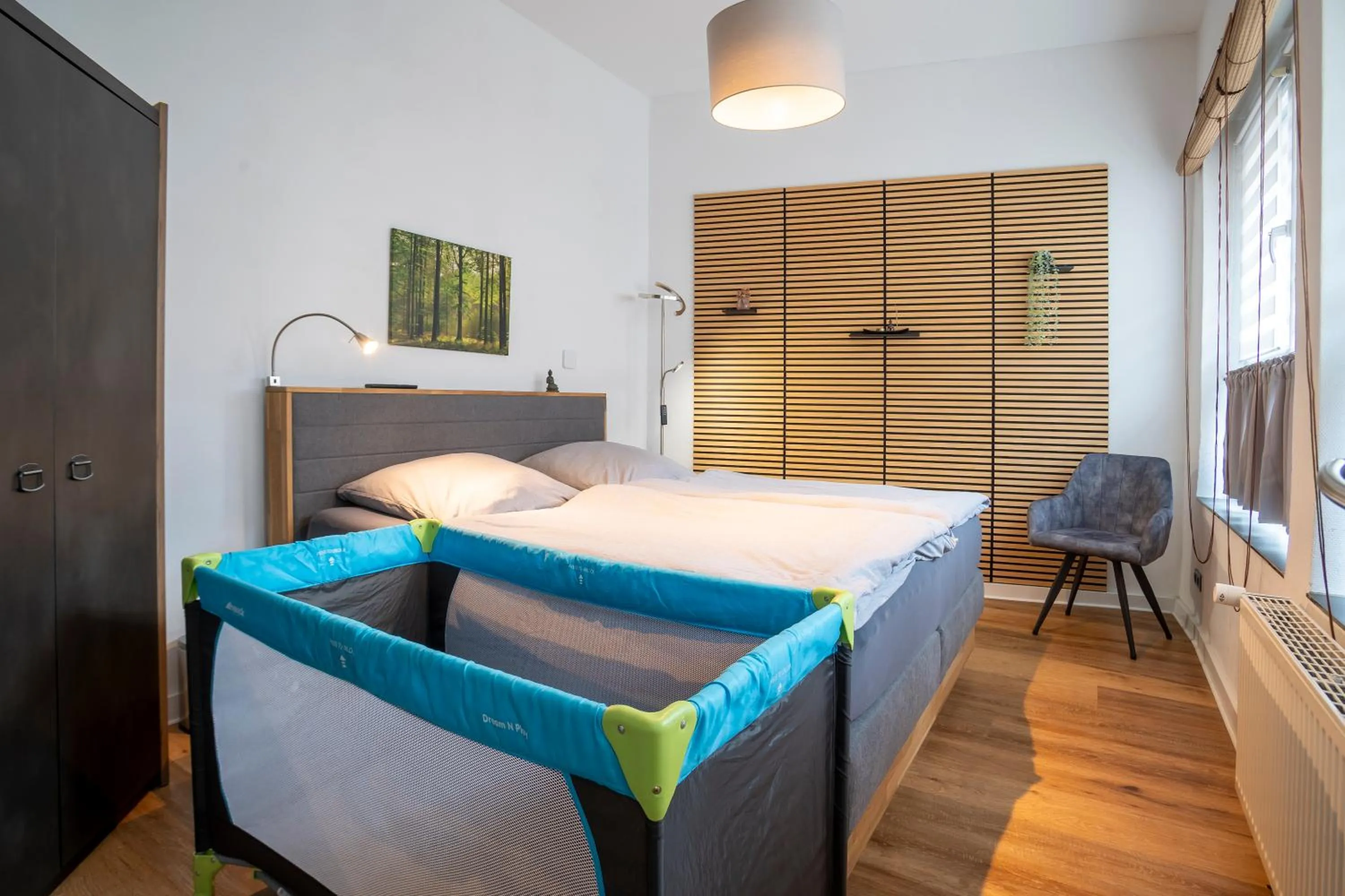 Bed in Apartment Hannover Top Citylage