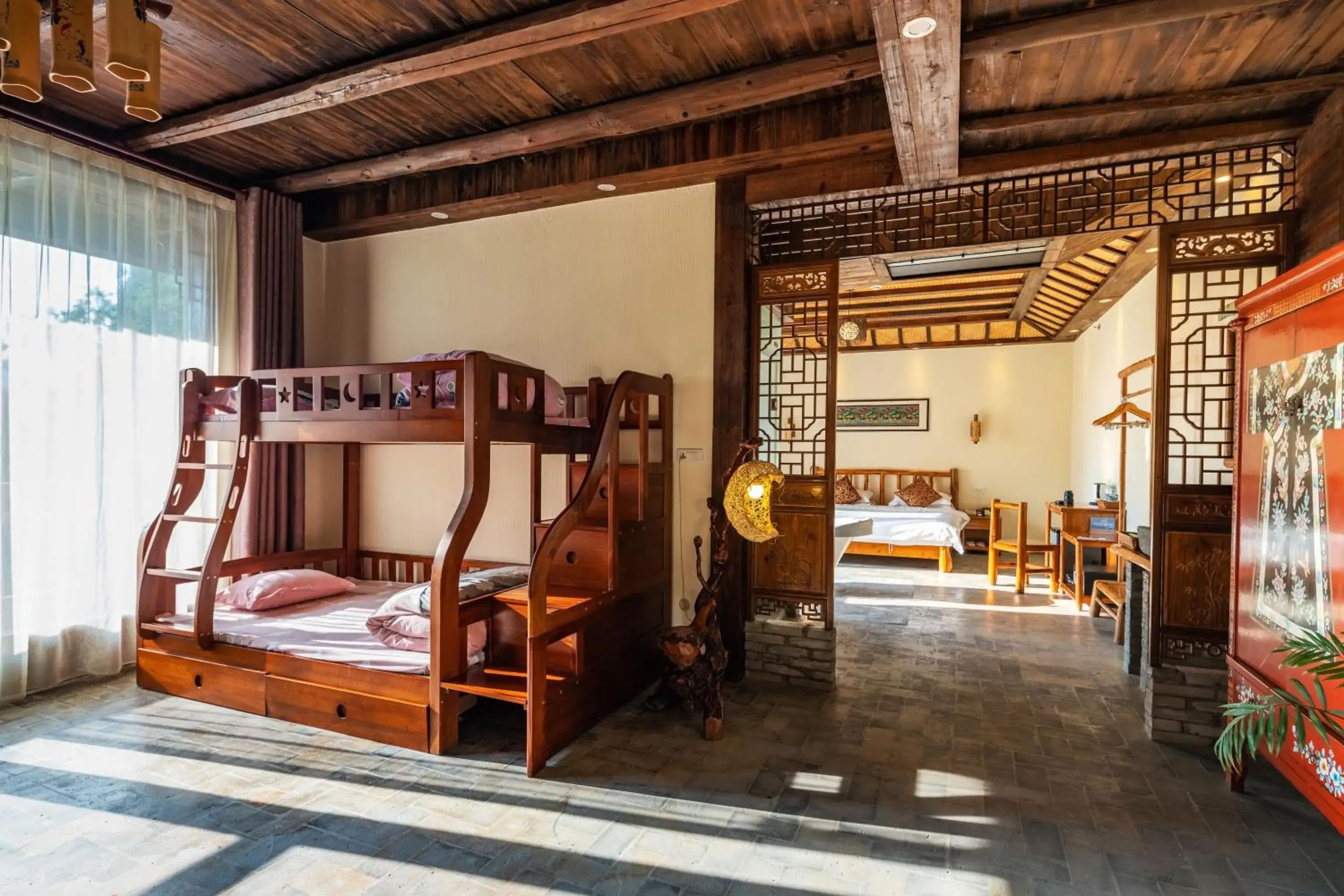 Family Room with Balcony in Yangshuo River Lodge Hotel - Airport or TS Free pick up over 3 nights Family Room with Balcony in Yangshuo River Lodge Hotel - Airport or TS Free pick up over 3 nights