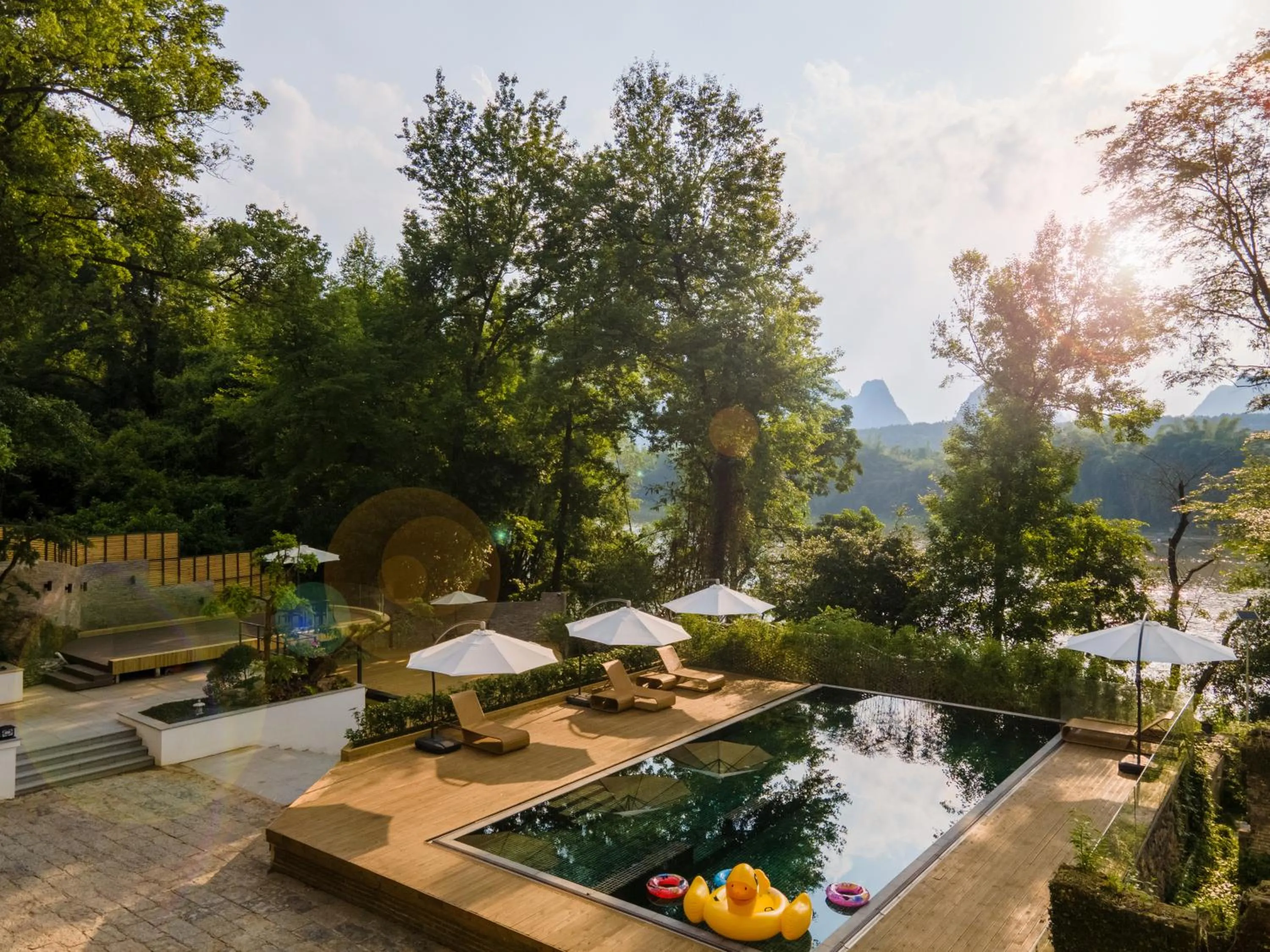 Natural landscape in Yangshuo River Lodge Hotel - Airport or TS Free pick up over 3 nights