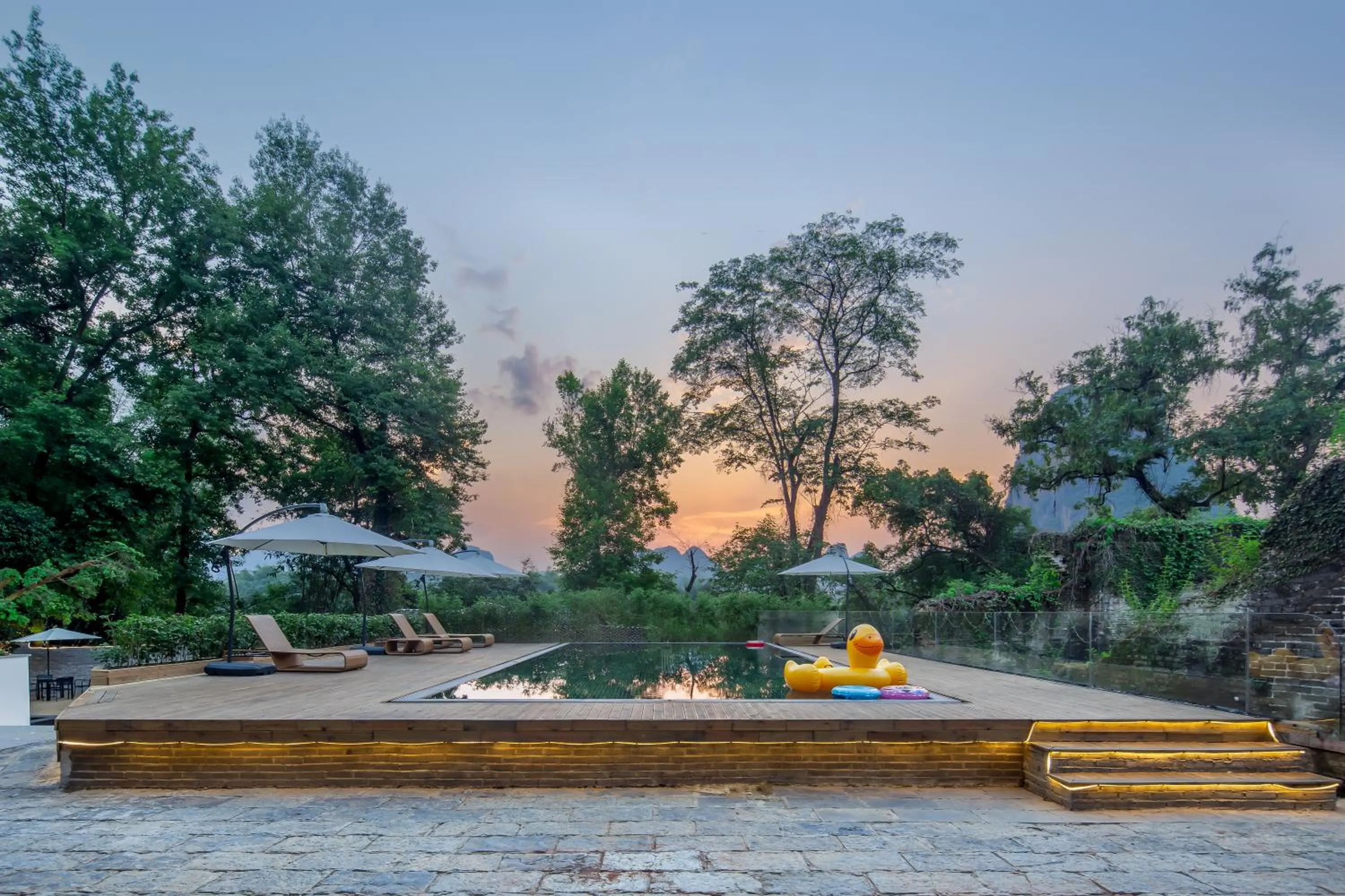 Natural landscape in Yangshuo River Lodge Hotel - Airport or TS Free pick up over 3 nights