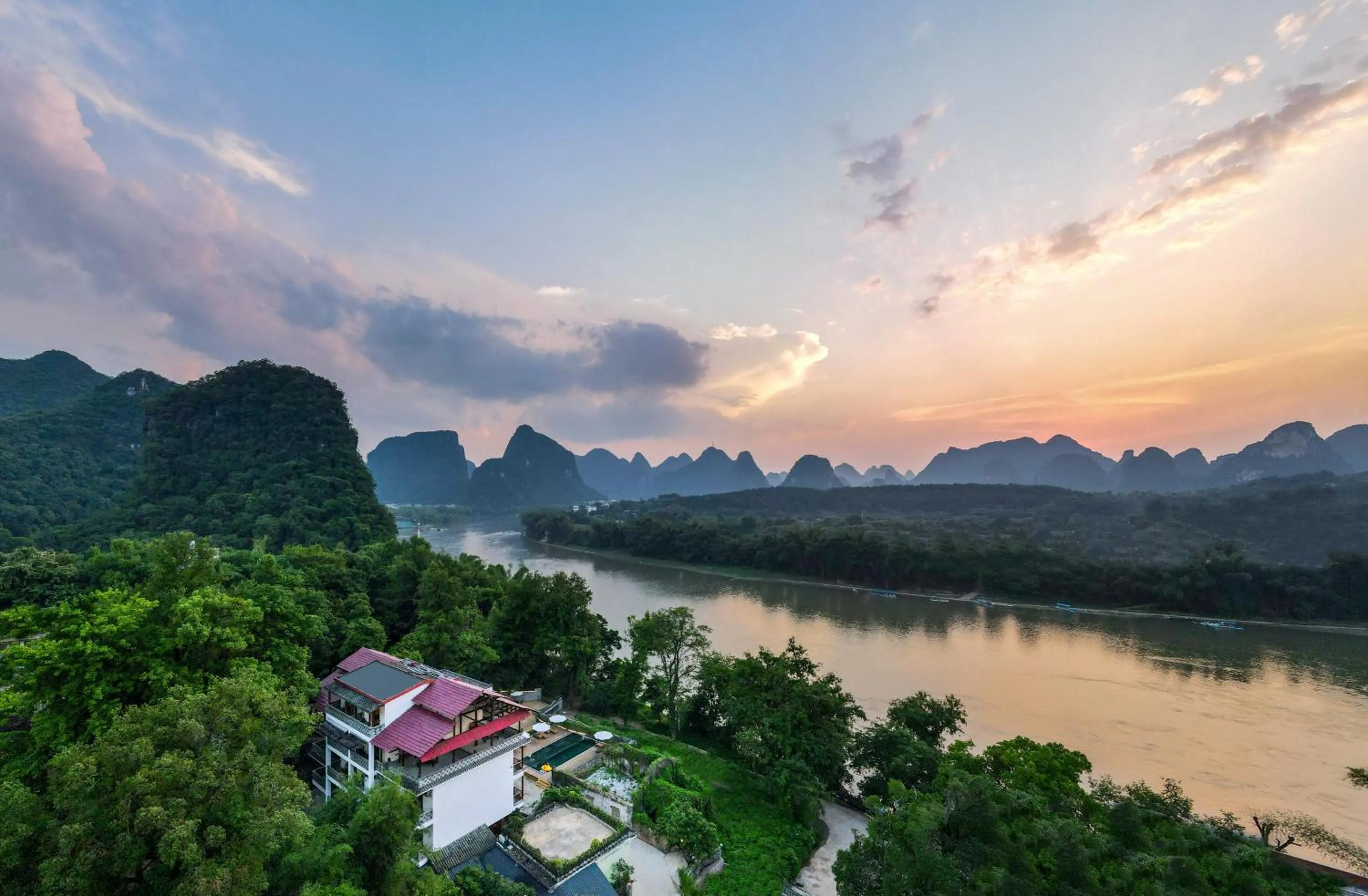 Natural landscape in Yangshuo River Lodge Hotel - Airport or TS Free pick up over 3 nights