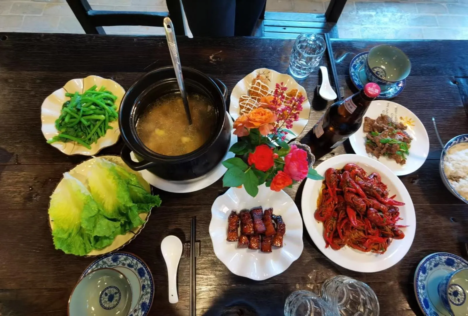 Food and drinks in Yangshuo River Lodge Hotel - Airport or TS Free pick up over 3 nights