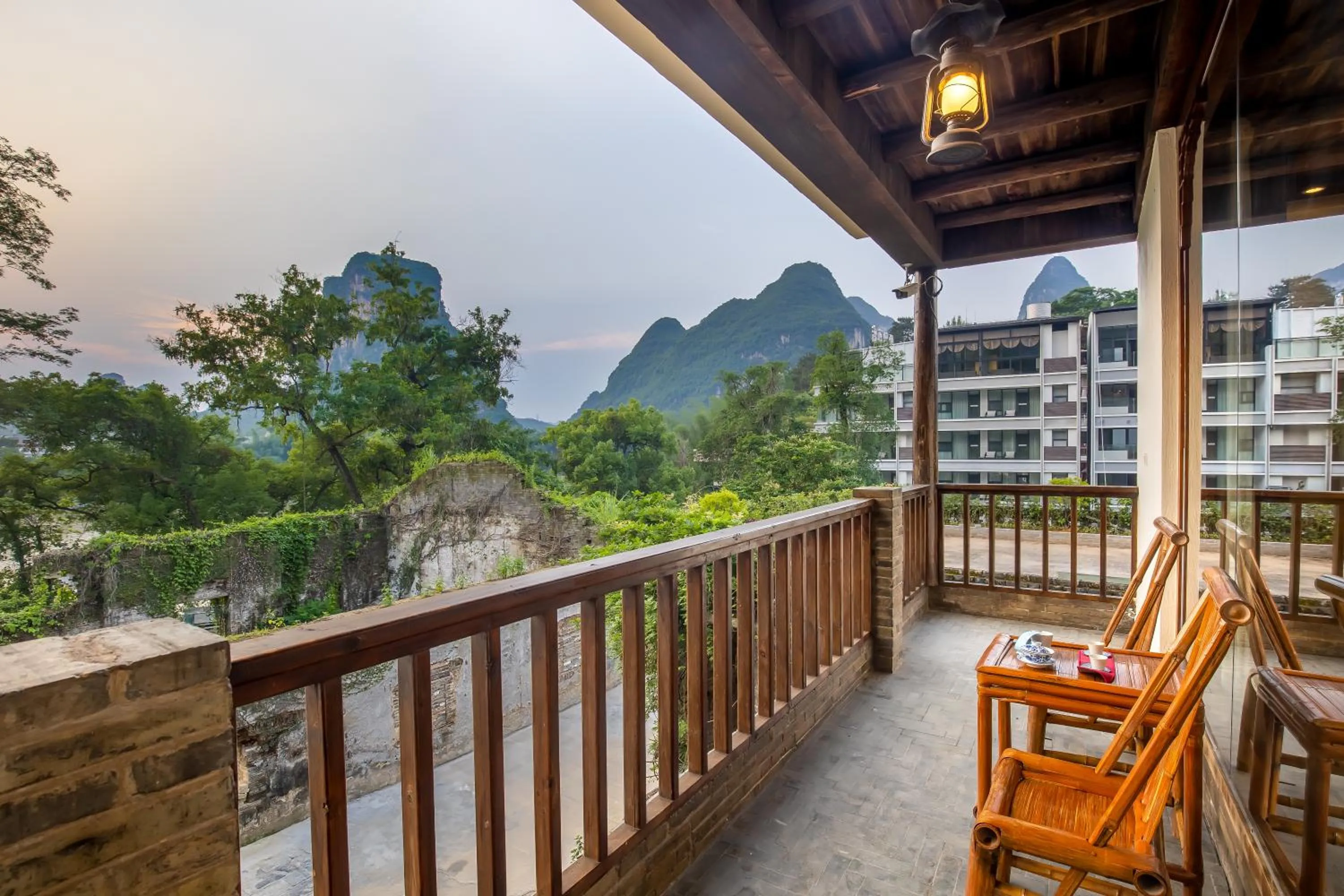 View (from property/room) in Yangshuo River Lodge Hotel - Airport or TS Free pick up over 3 nights