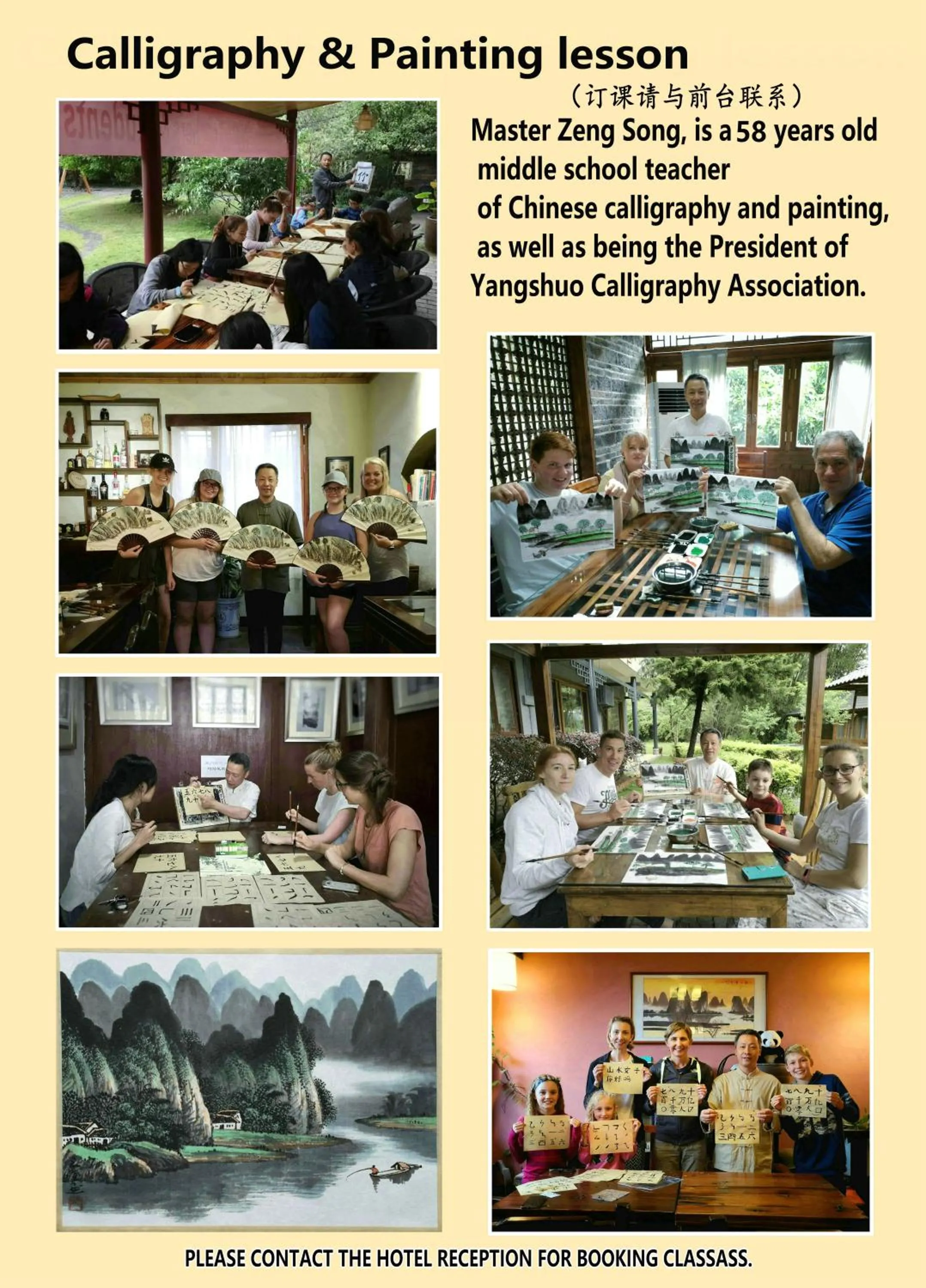Activities in Yangshuo River Lodge Hotel - Airport or TS Free pick up over 3 nights