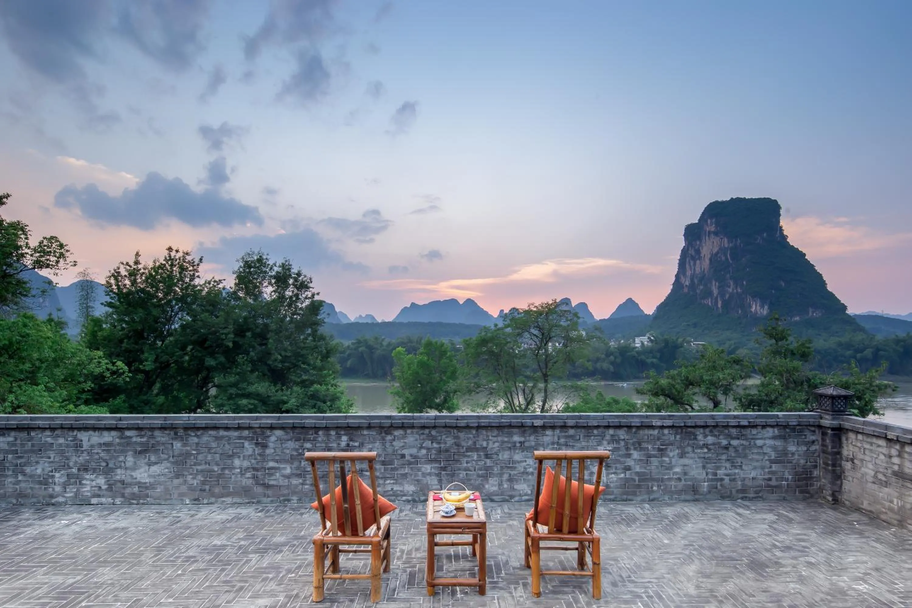 Natural landscape in Yangshuo River Lodge Hotel - Airport or TS Free pick up over 3 nights