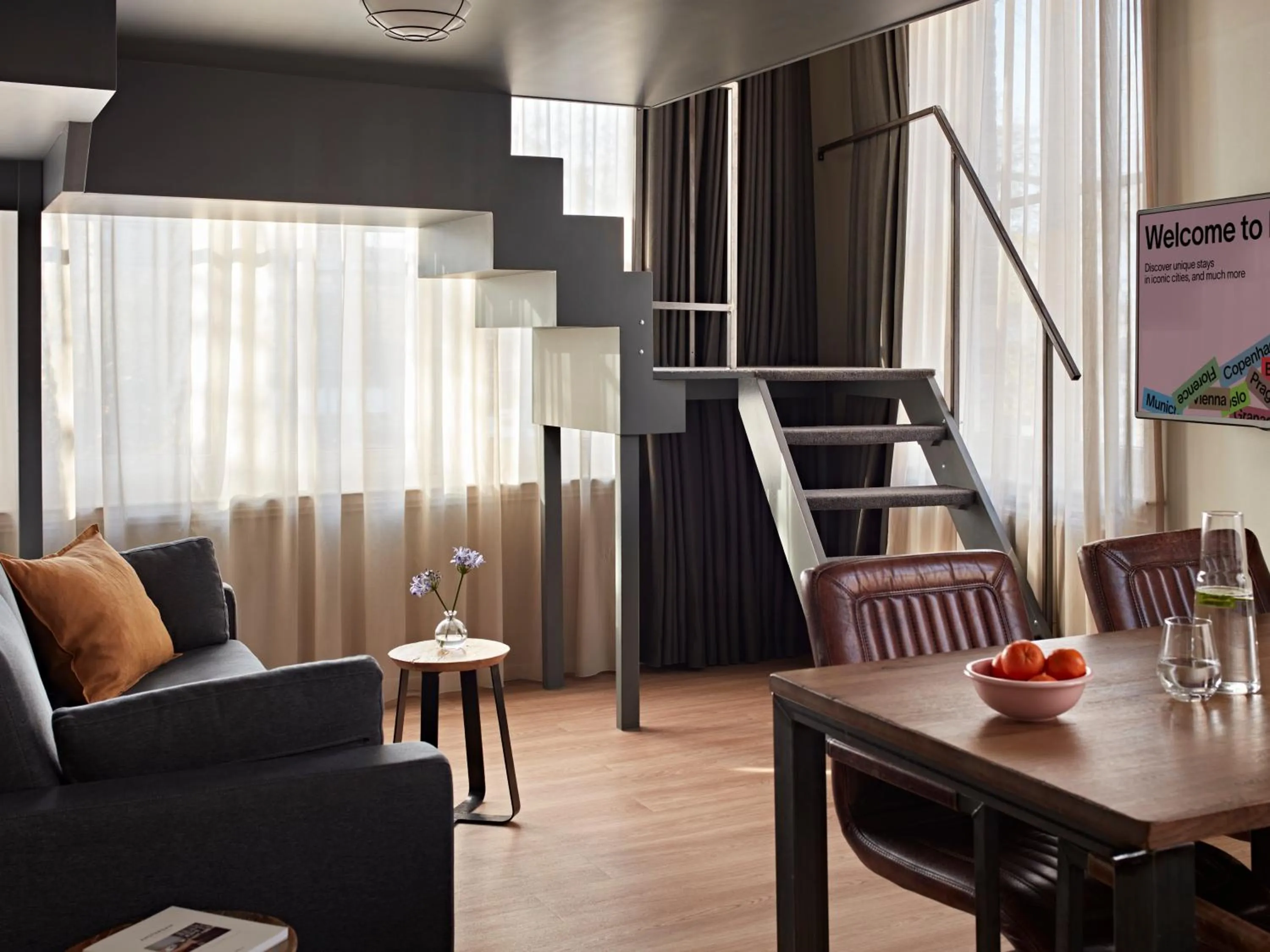 Living room in YAYS Amsterdam Maritime by Numa