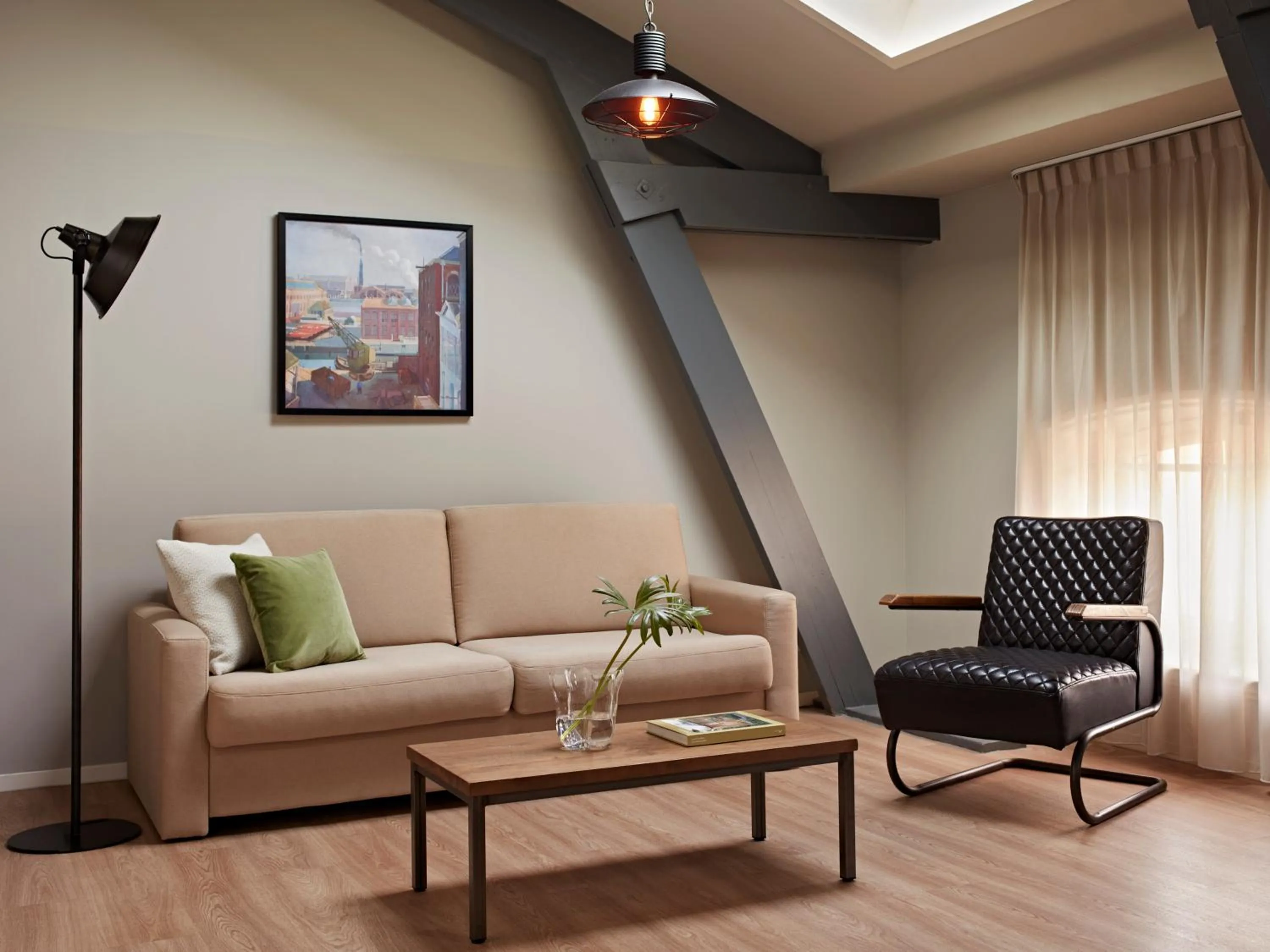 Living room in YAYS Amsterdam Maritime by Numa