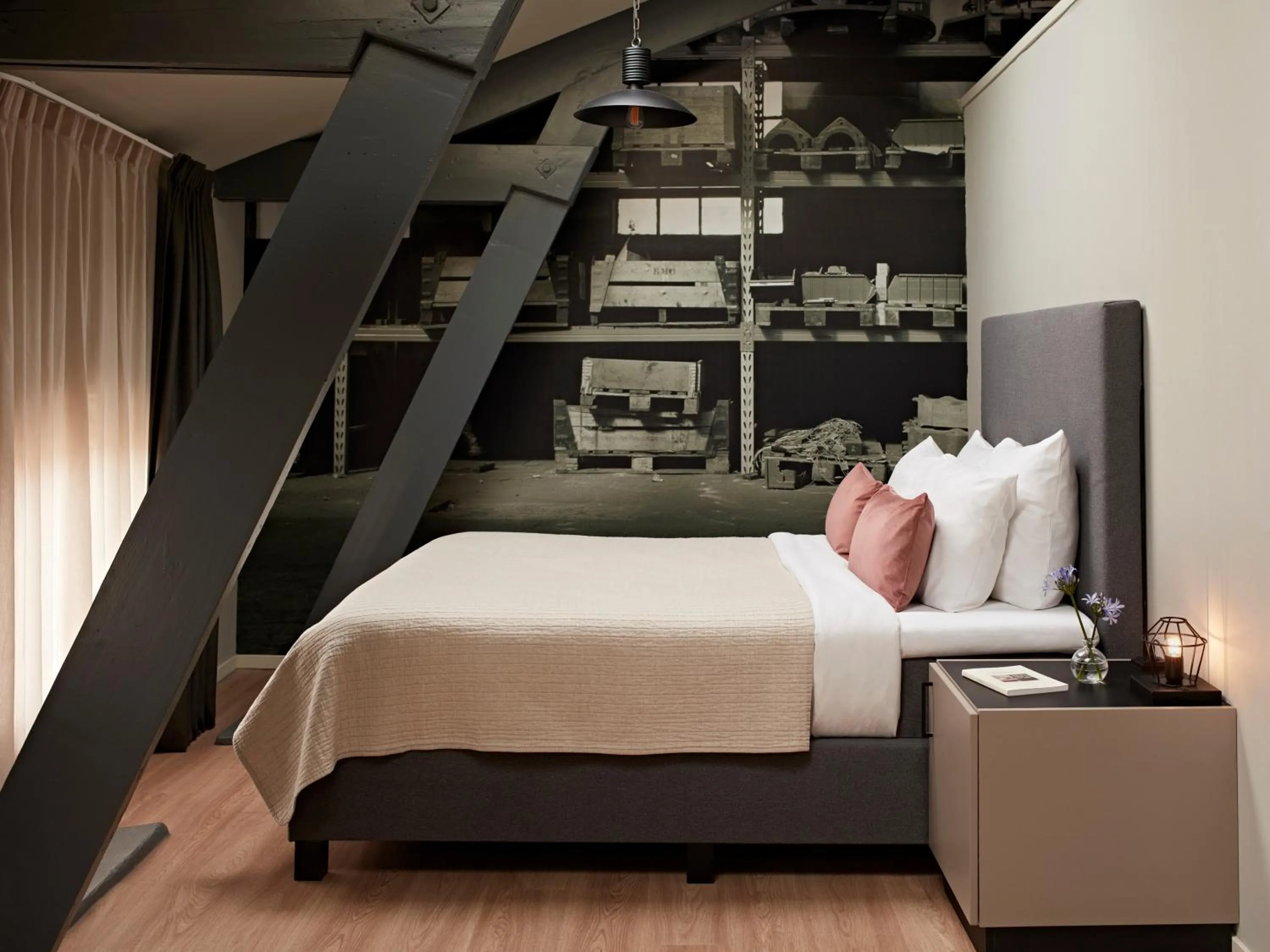 Bed in YAYS Amsterdam Maritime by Numa
