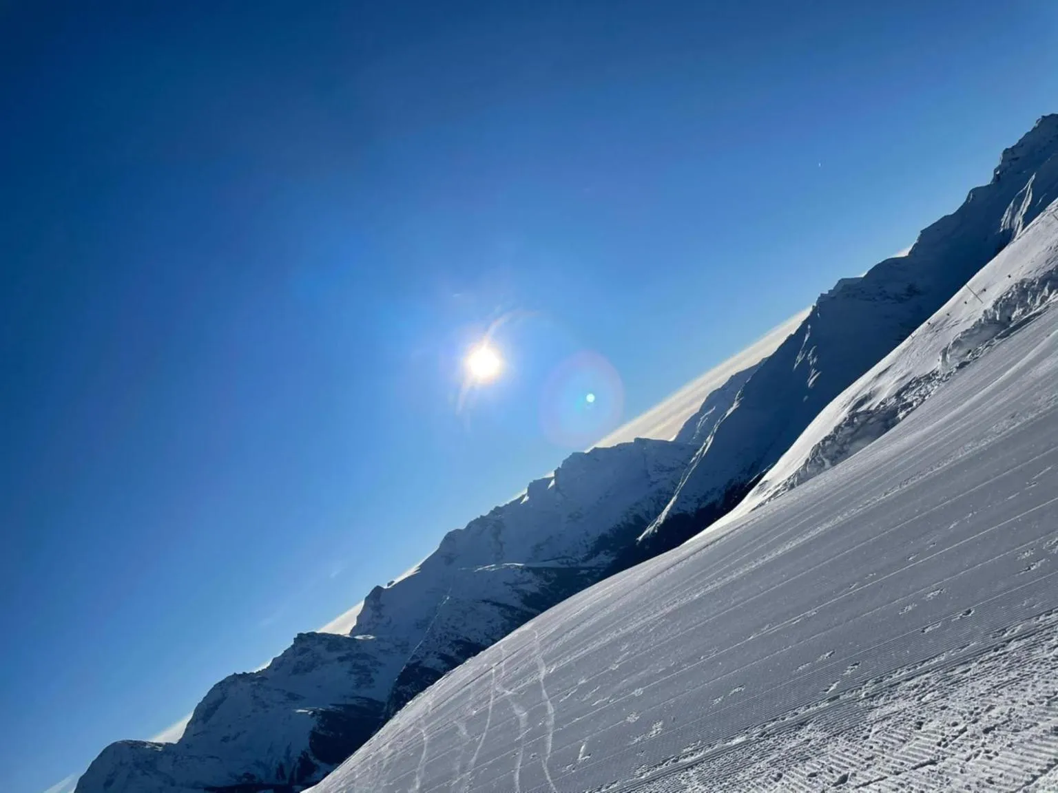 Skiing in Ferienwohnung Rigoleth