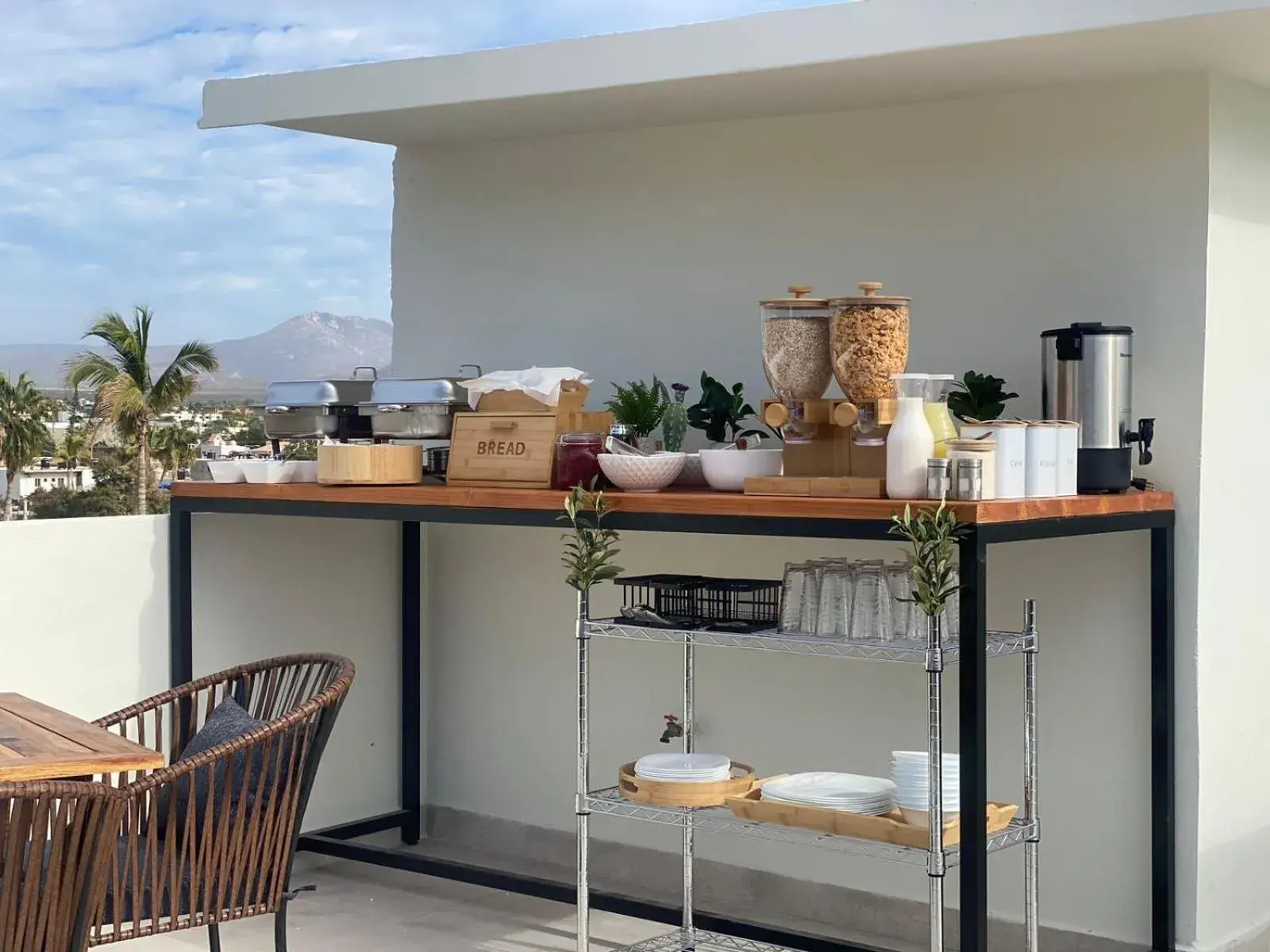 Buffet breakfast in Colmena Hotel Los Cabos Marina Buffet breakfast in Colmena Hotel Los Cabos Marina