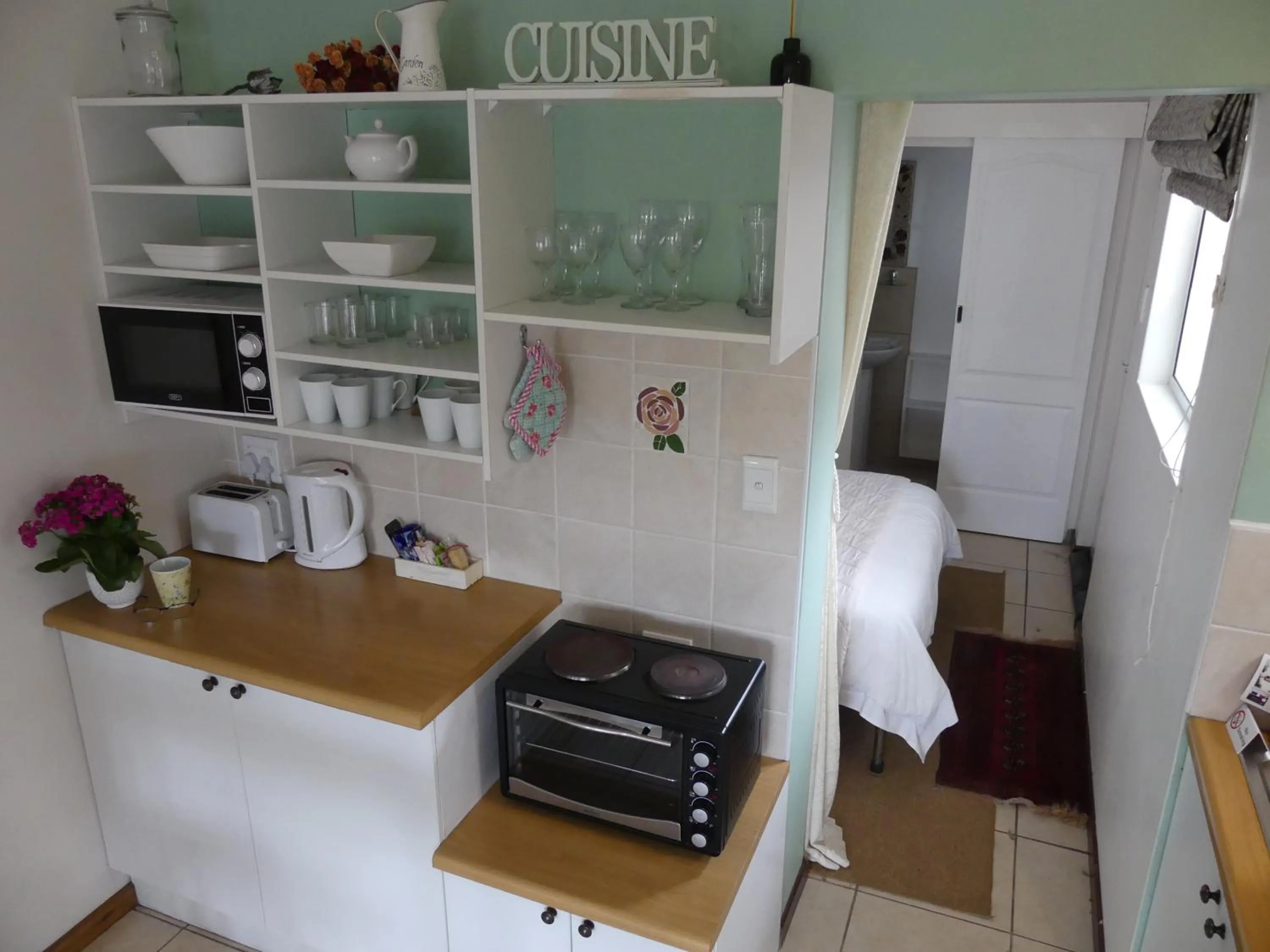 Kitchen or kitchenette in Rose and Ale Self Catering Units