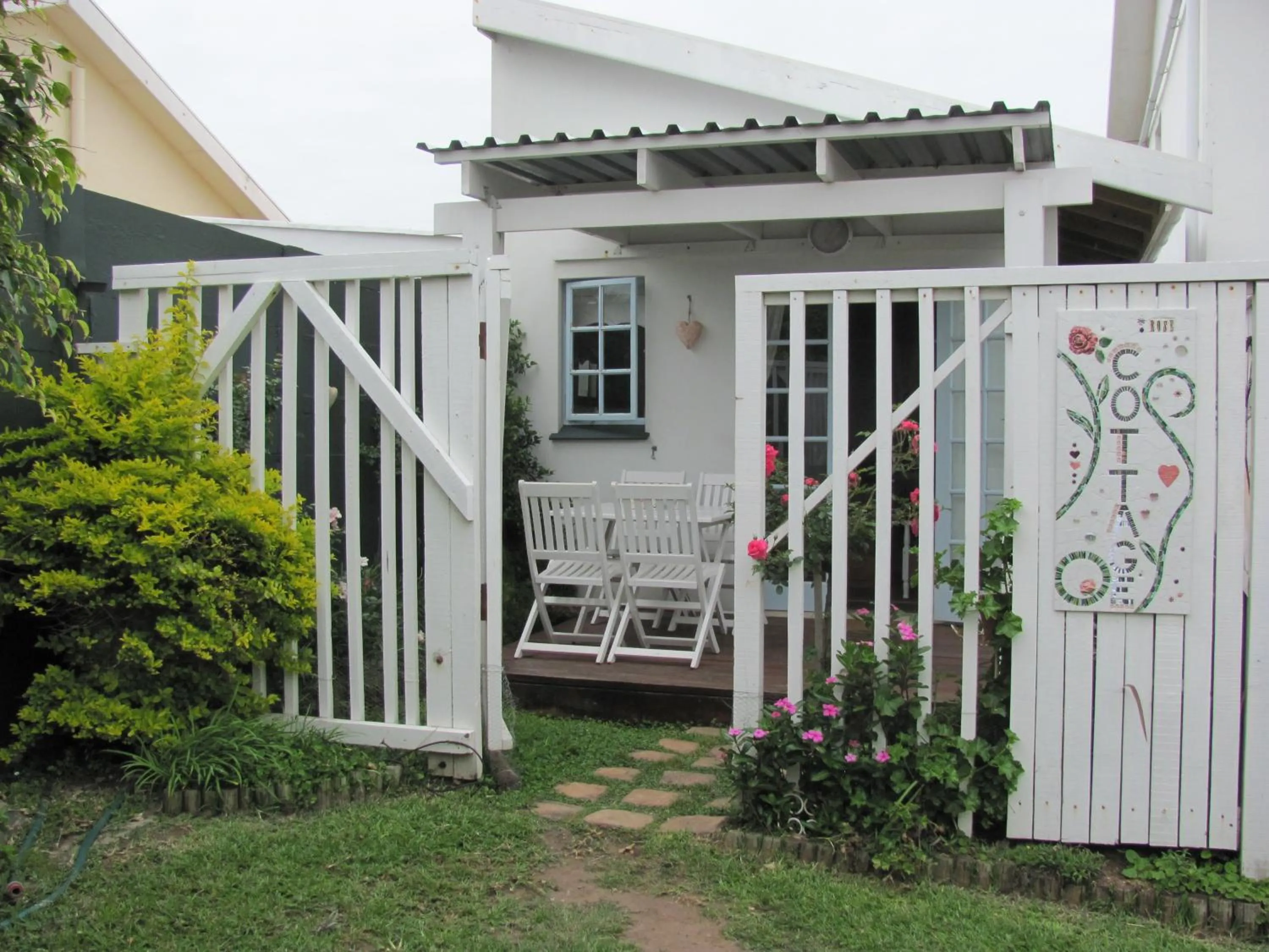 Patio in Rose and Ale Self Catering Units