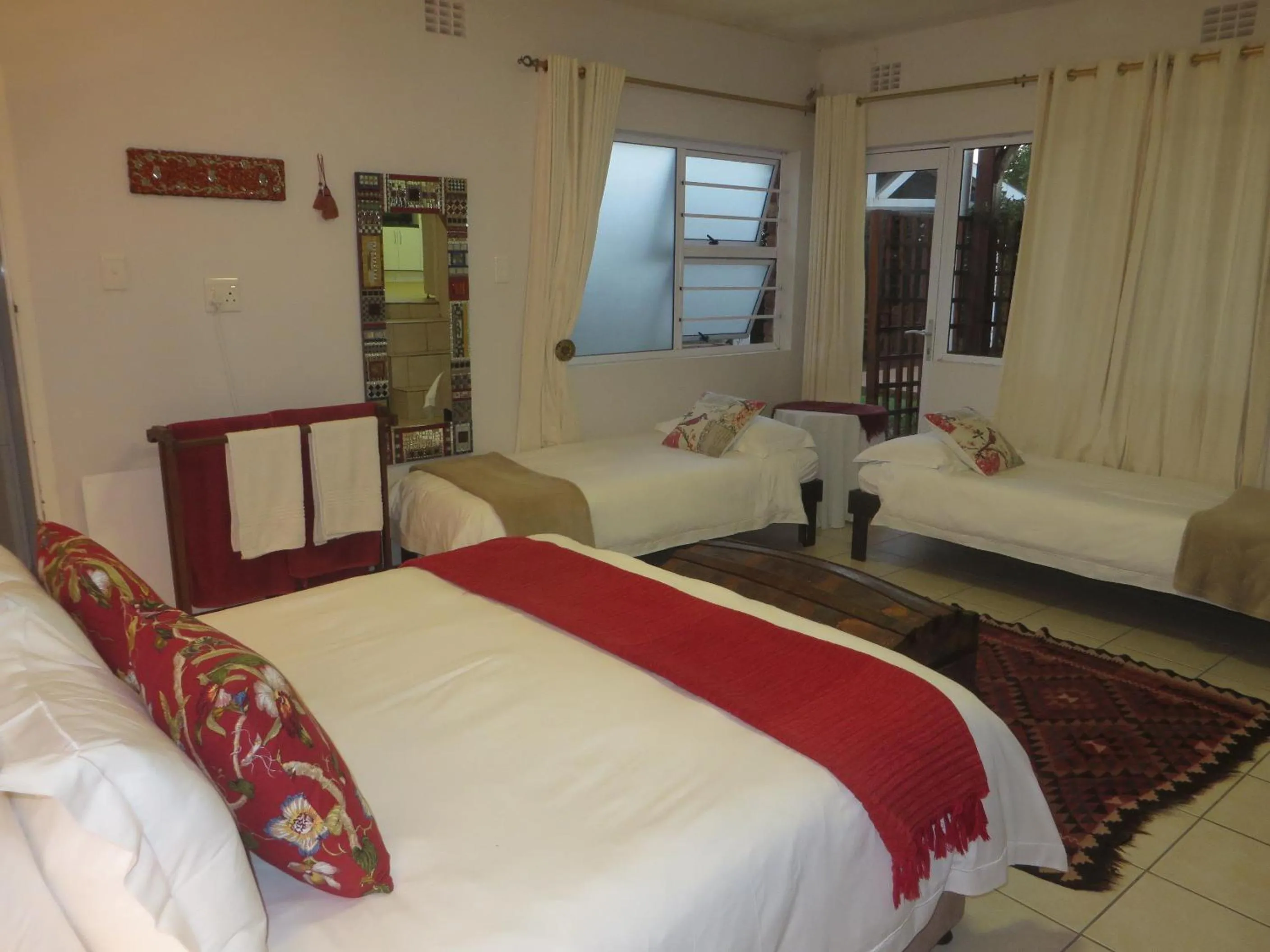 Bed in Rose and Ale Self Catering Units