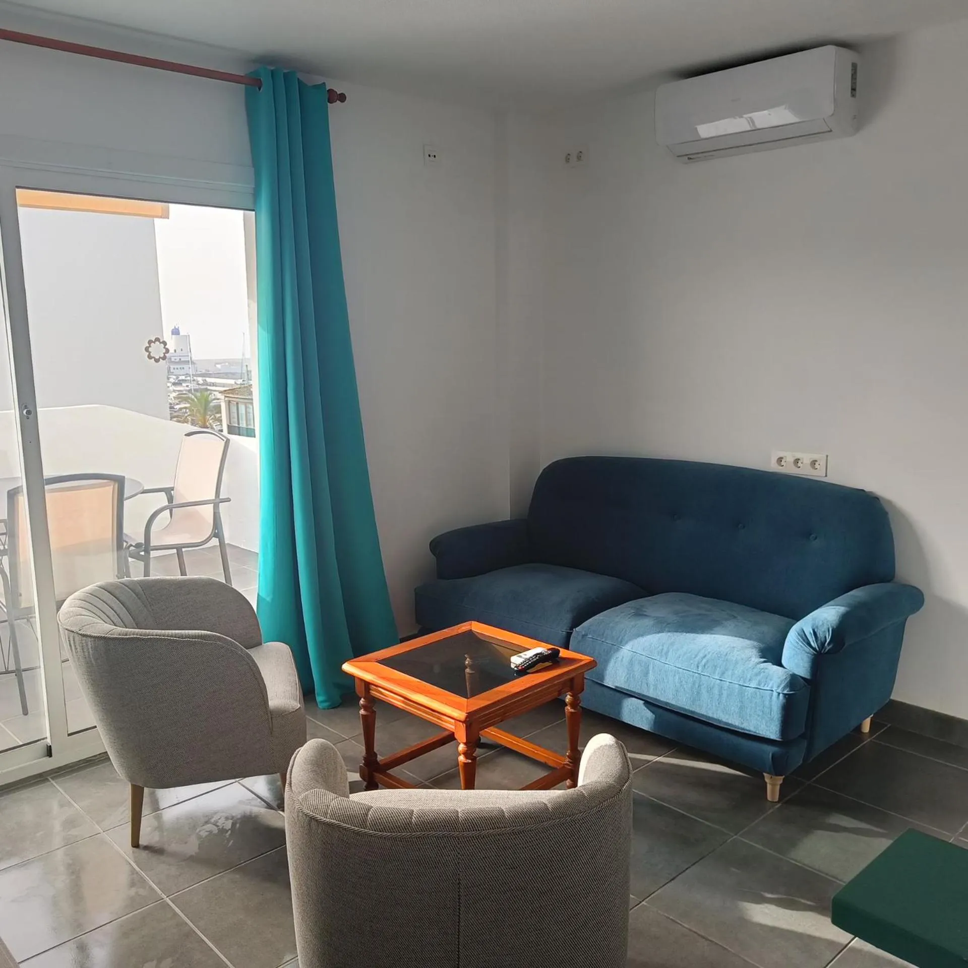 Living room in Duquesa Harbour Club Aparthotel