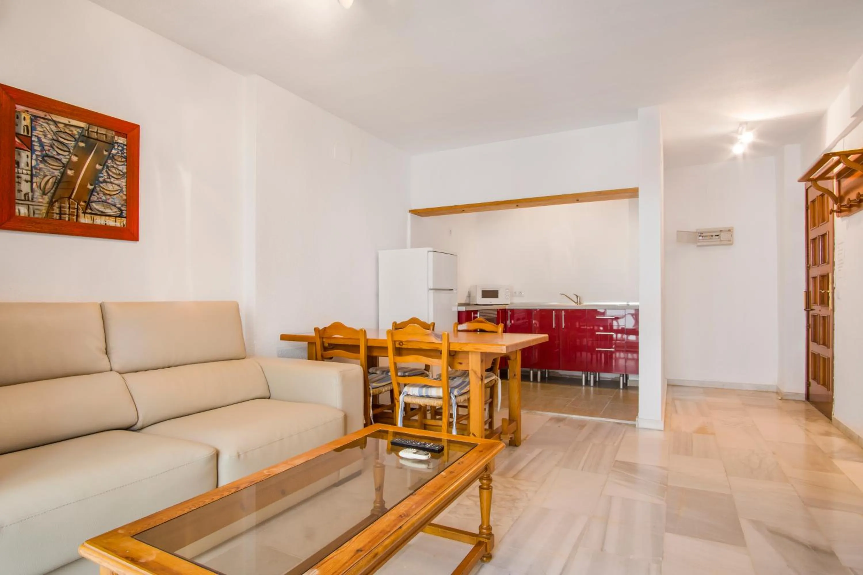 Living room in Duquesa Harbour Club Aparthotel