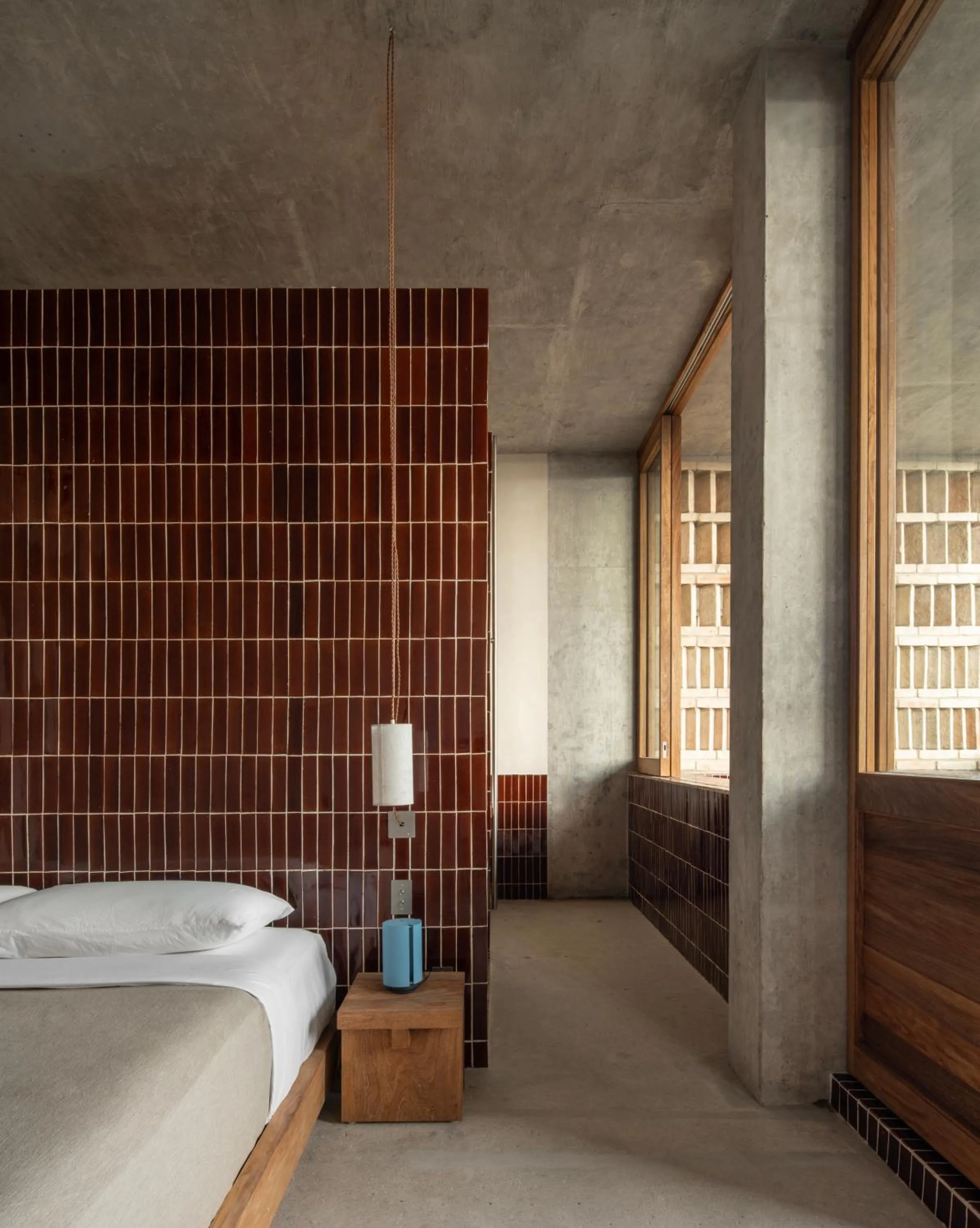 Bed in Hotel Humano, a Member of Design Hotels