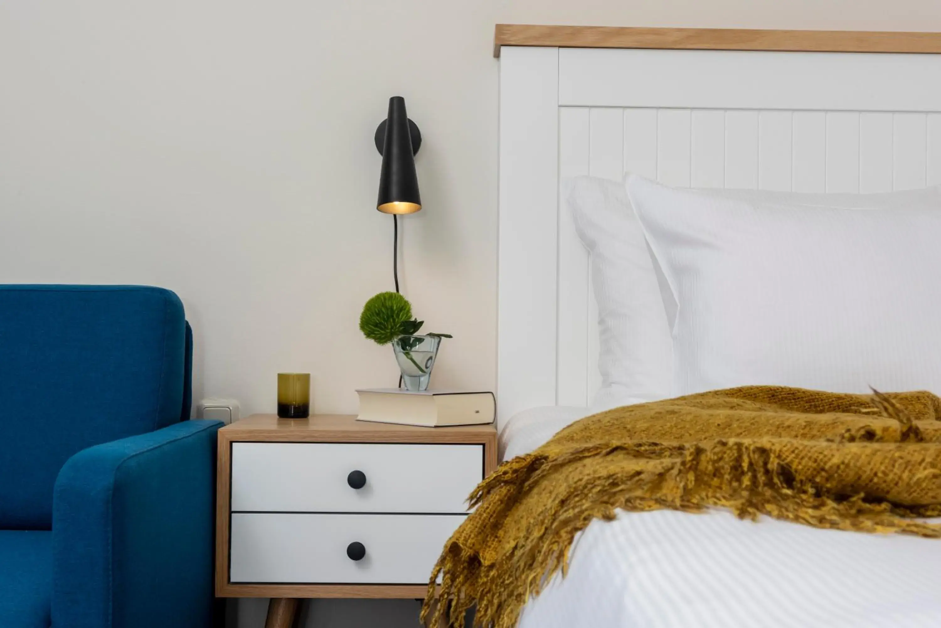 Seating area, Bed in Precise Resort Marina Wolfsbruch - Familienapartments Seating area, Bed in Precise Resort Marina Wolfsbruch - Familienapartments