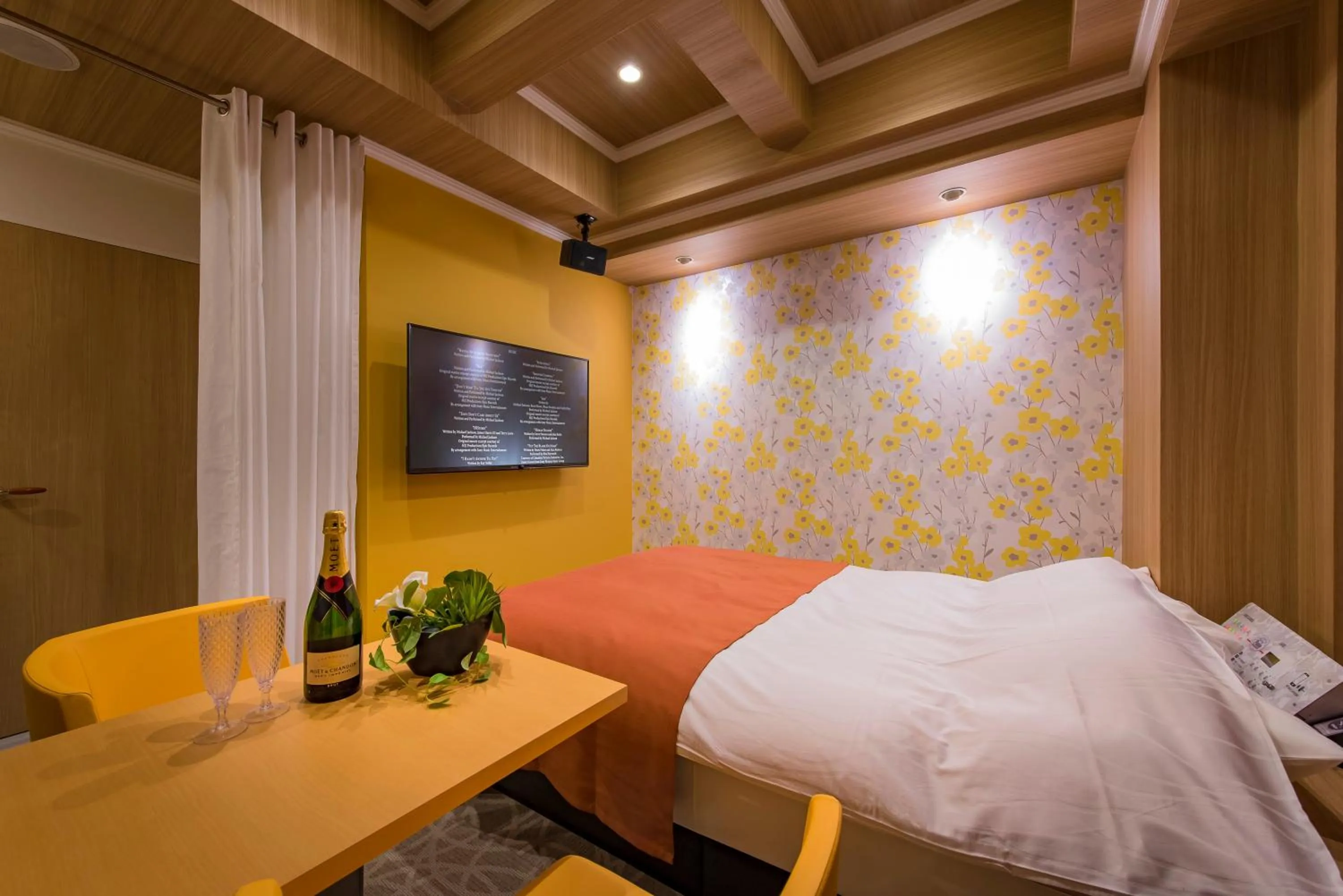 Bed in Hotel Eldia Luxury Sendai -Adult Only
