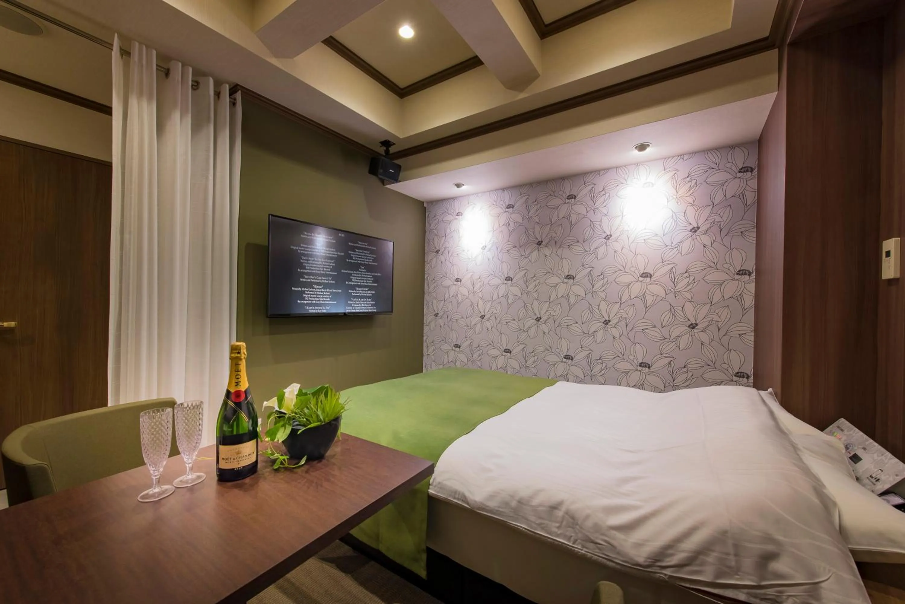 Bed in Hotel Eldia Luxury Sendai -Adult Only