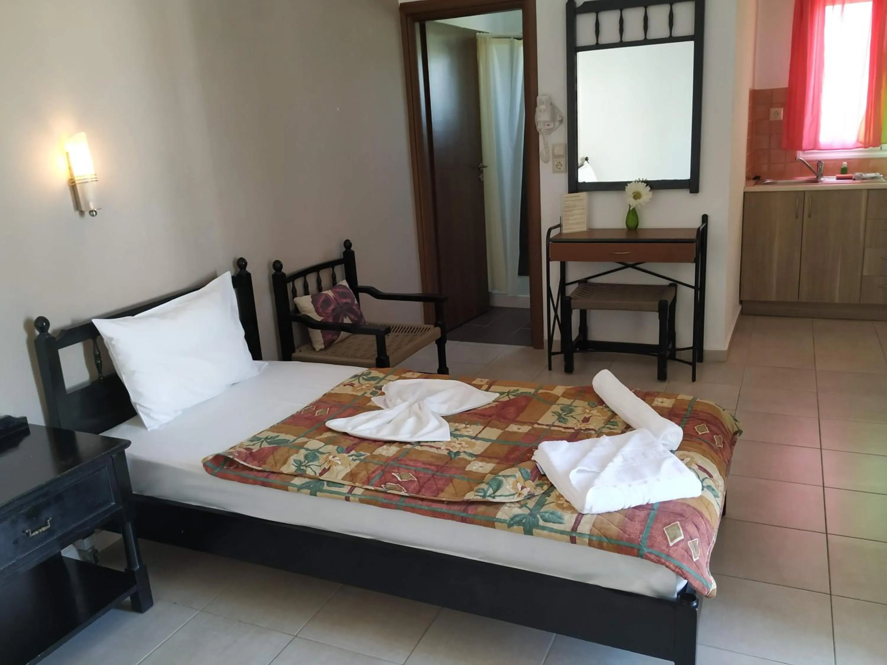 Bed in Pardalakis Studios