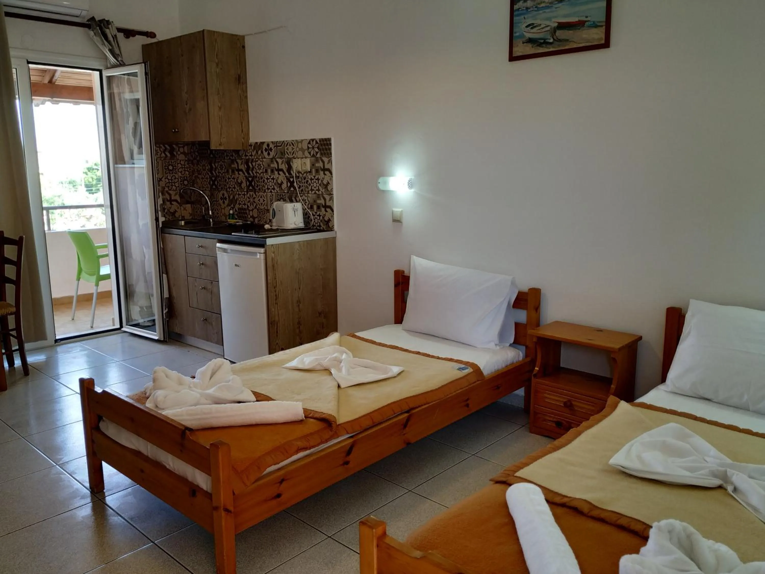 Bed in Pardalakis Studios