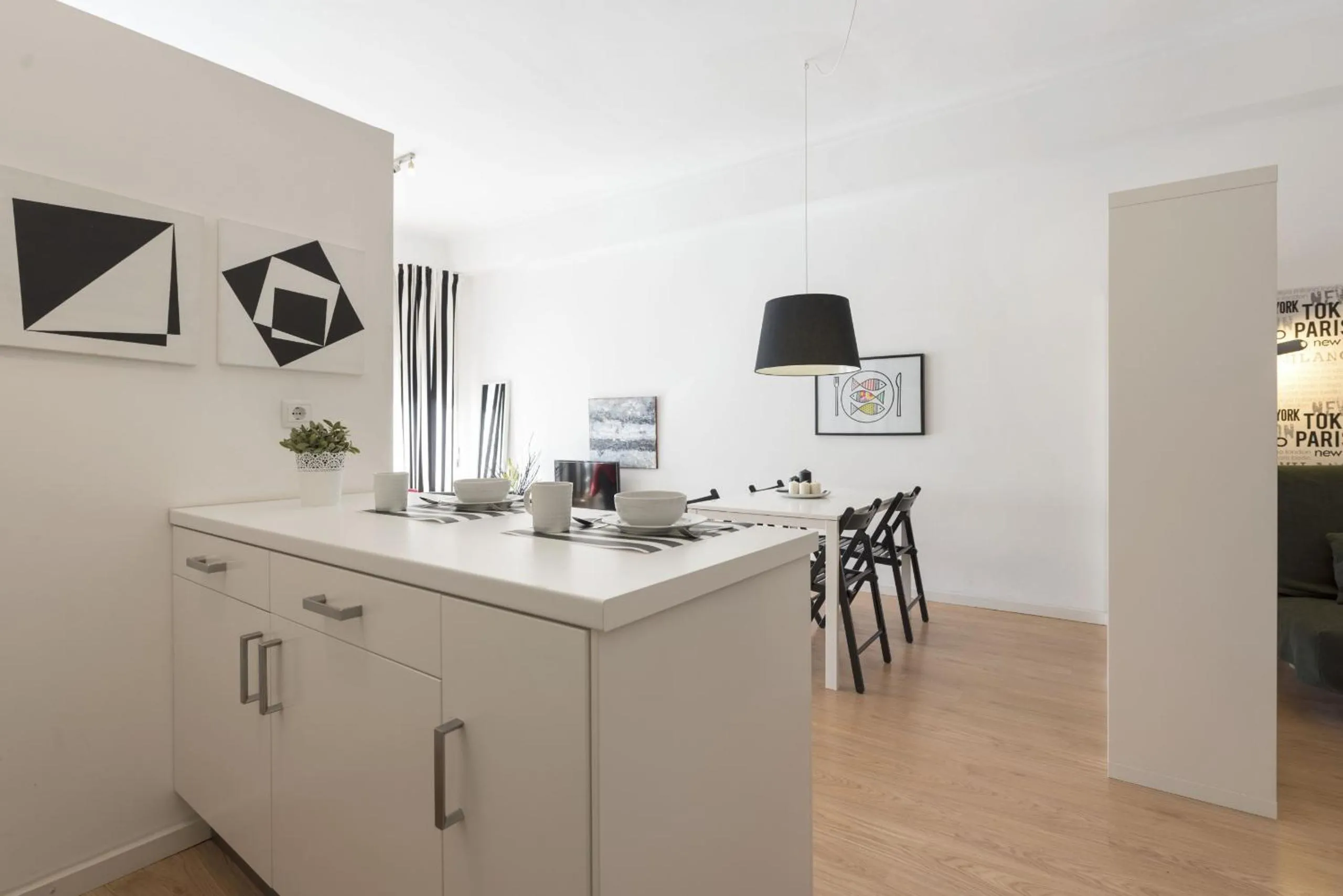 Kitchen or kitchenette in BmyGuest - Santa Catarina's Loft