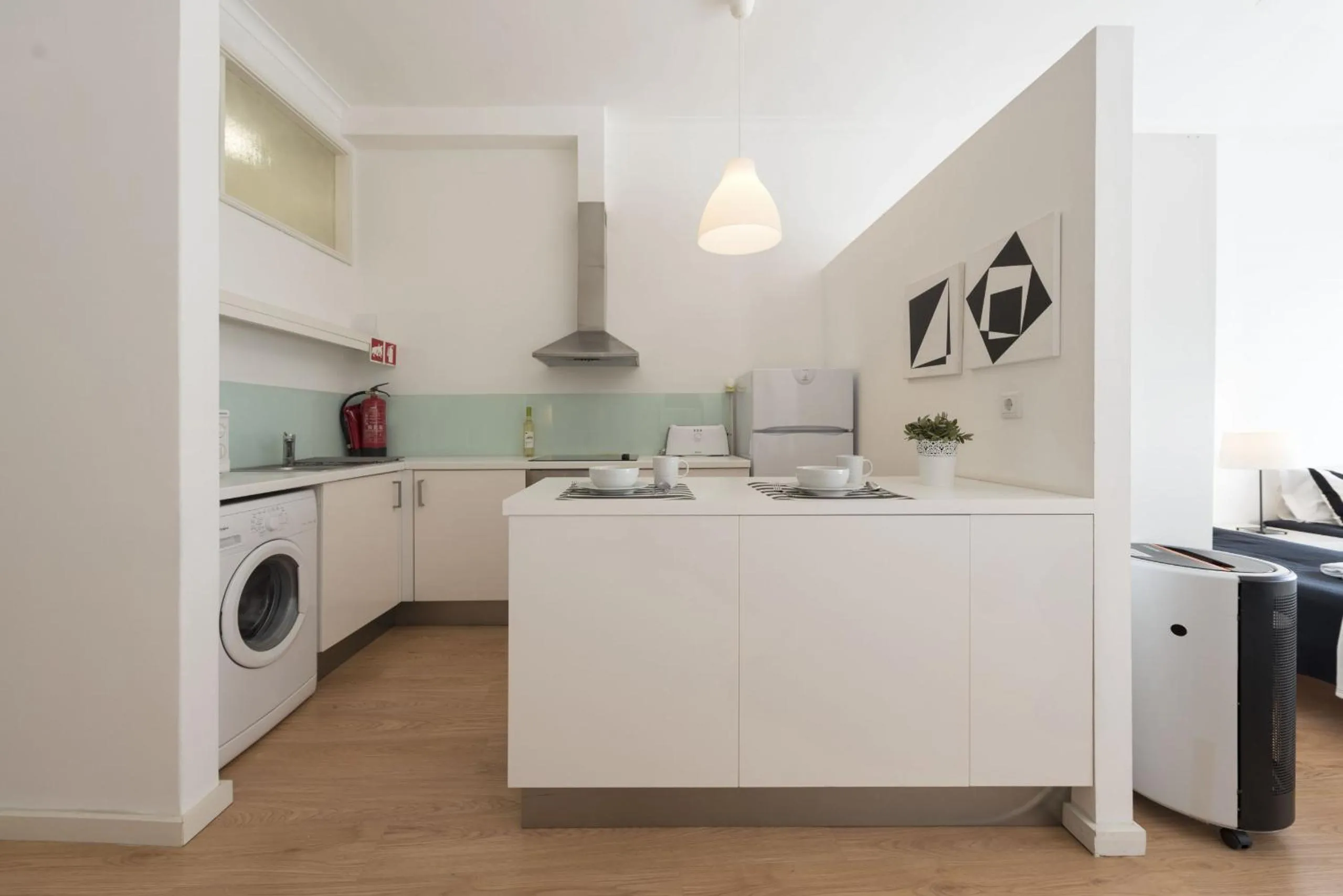 Kitchen or kitchenette in BmyGuest - Santa Catarina's Loft