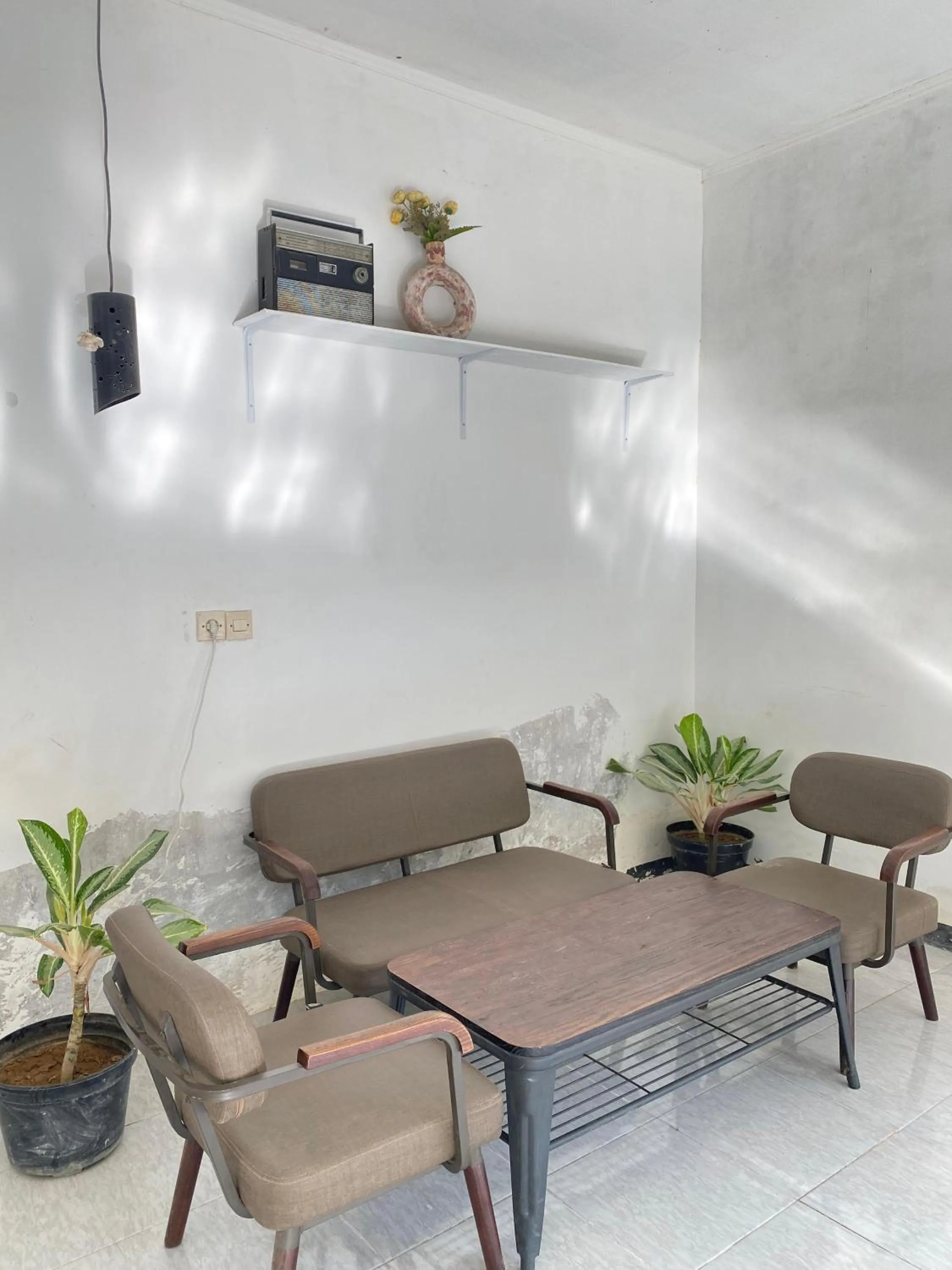 Seating area in Palmhouse Boutique Hotel