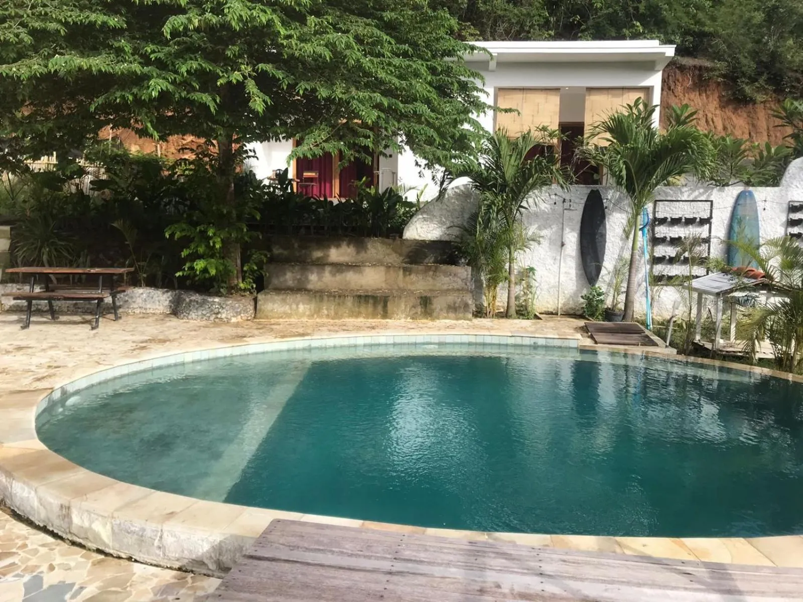 Garden view in Palmhouse Boutique Hotel