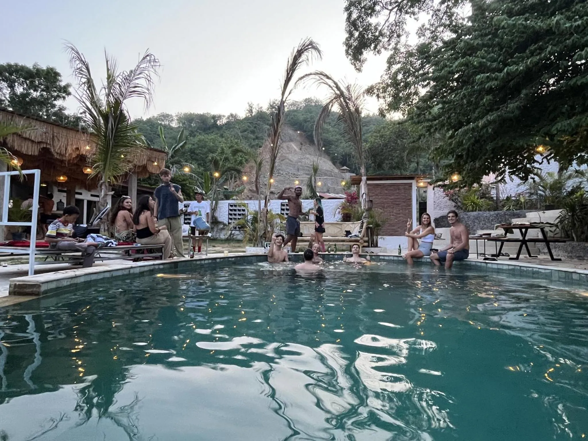 Swimming pool in Palmhouse Boutique Hotel