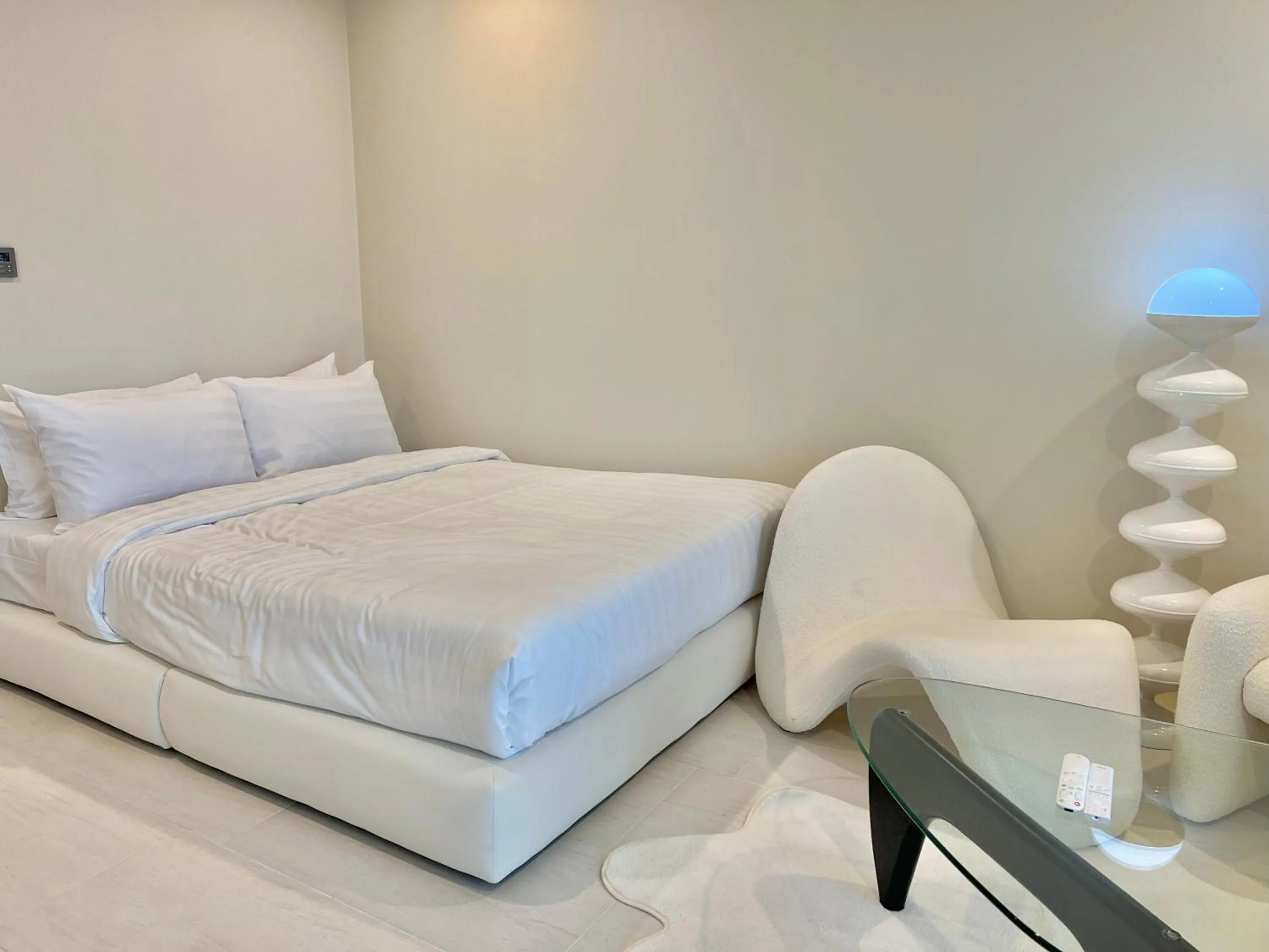 Bed in Le Bleu Naksan by Orot