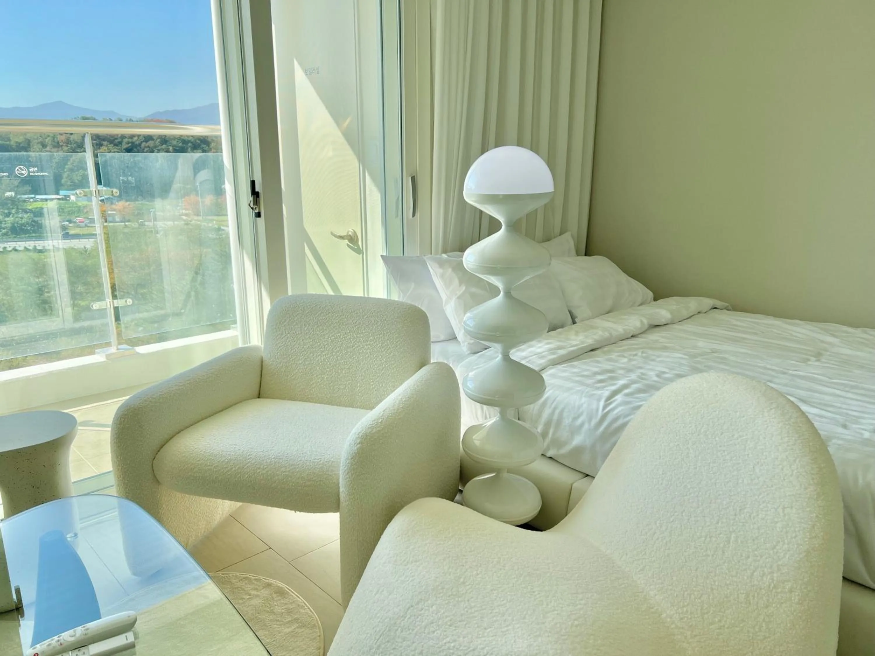 Bed in Le Bleu Naksan by Orot