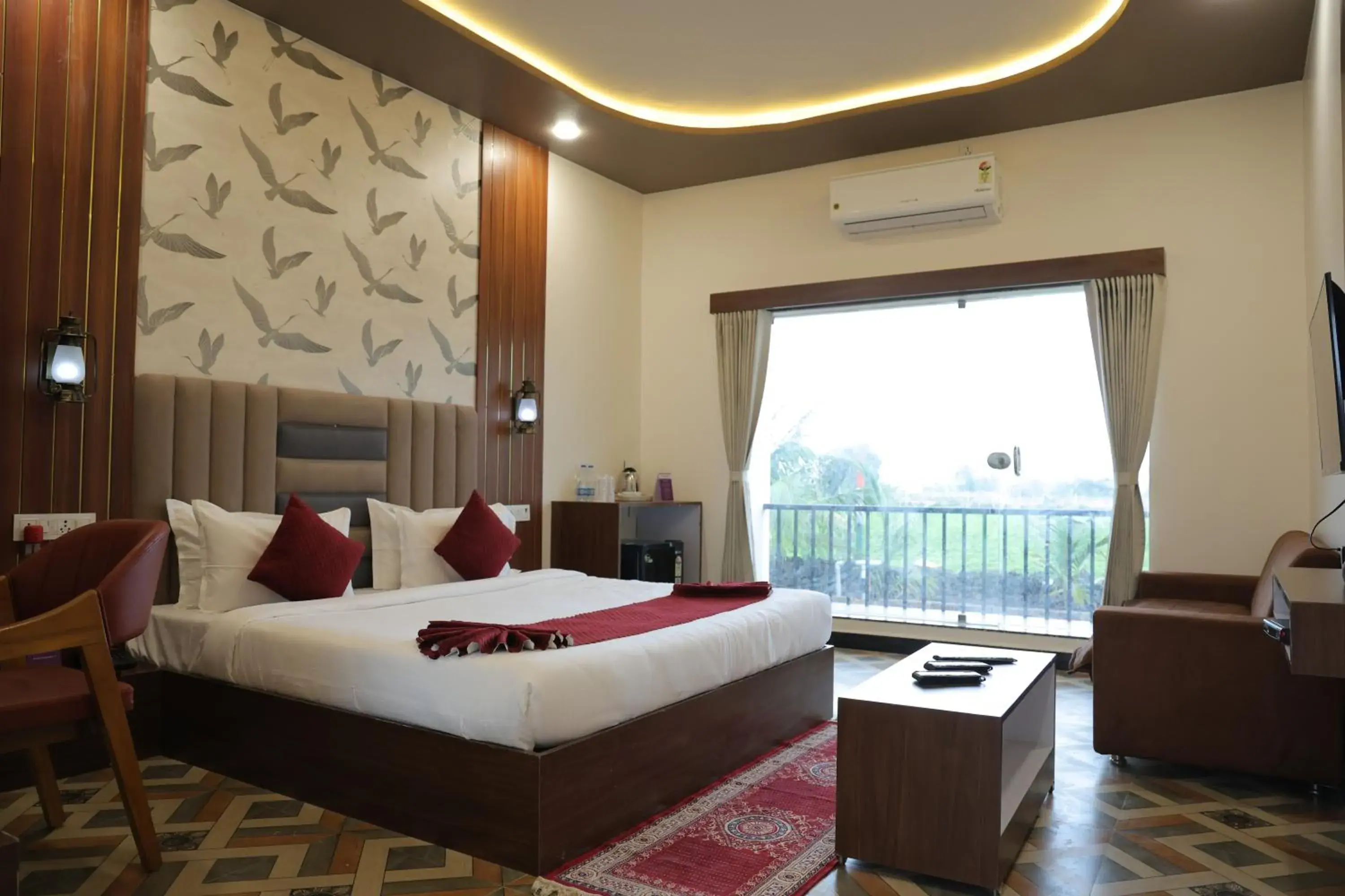 Double Room with Garden View in VITS Select Diamond Resort Sasan Gir Double Room with Garden View in VITS Select Diamond Resort Sasan Gir