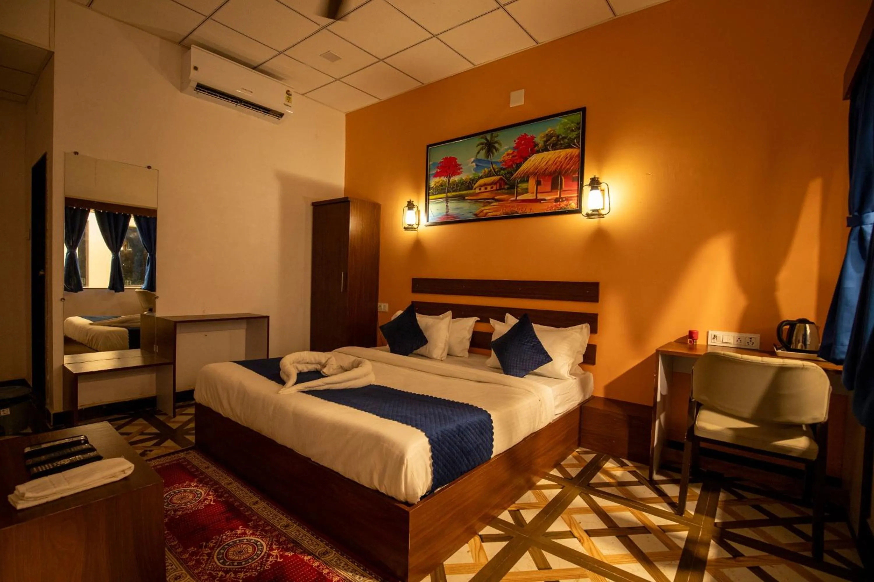 Bedroom, Bed in VITS Select Diamond Resort Sasan Gir