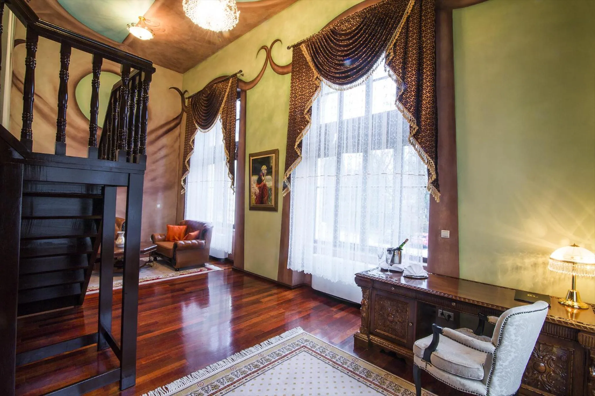 Living room in Rubezahl-Marienbad Luxury Historical Castle Hotel & Golf-Castle Hotel Collection