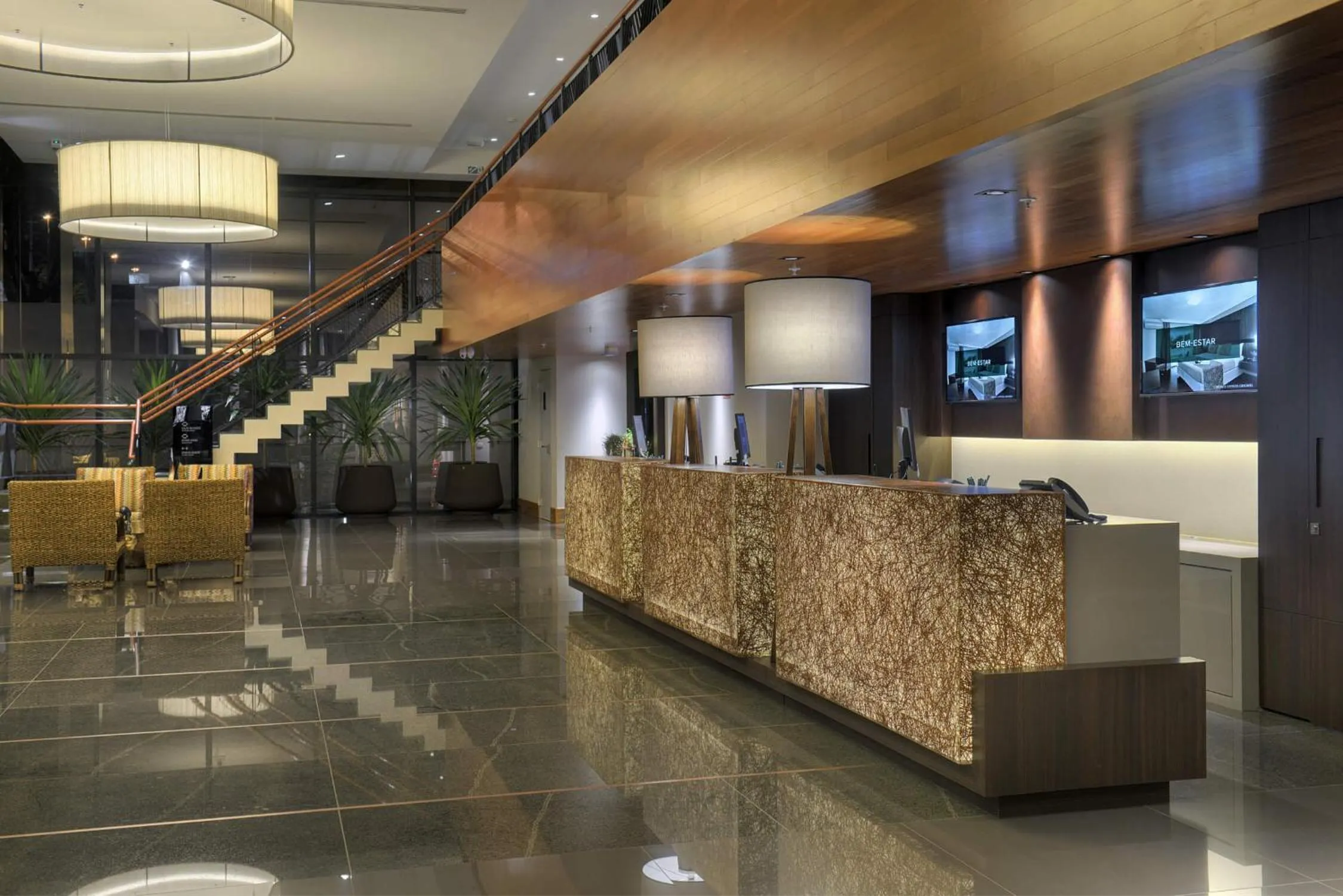 Lobby or reception in Deville Prime Campo Grande