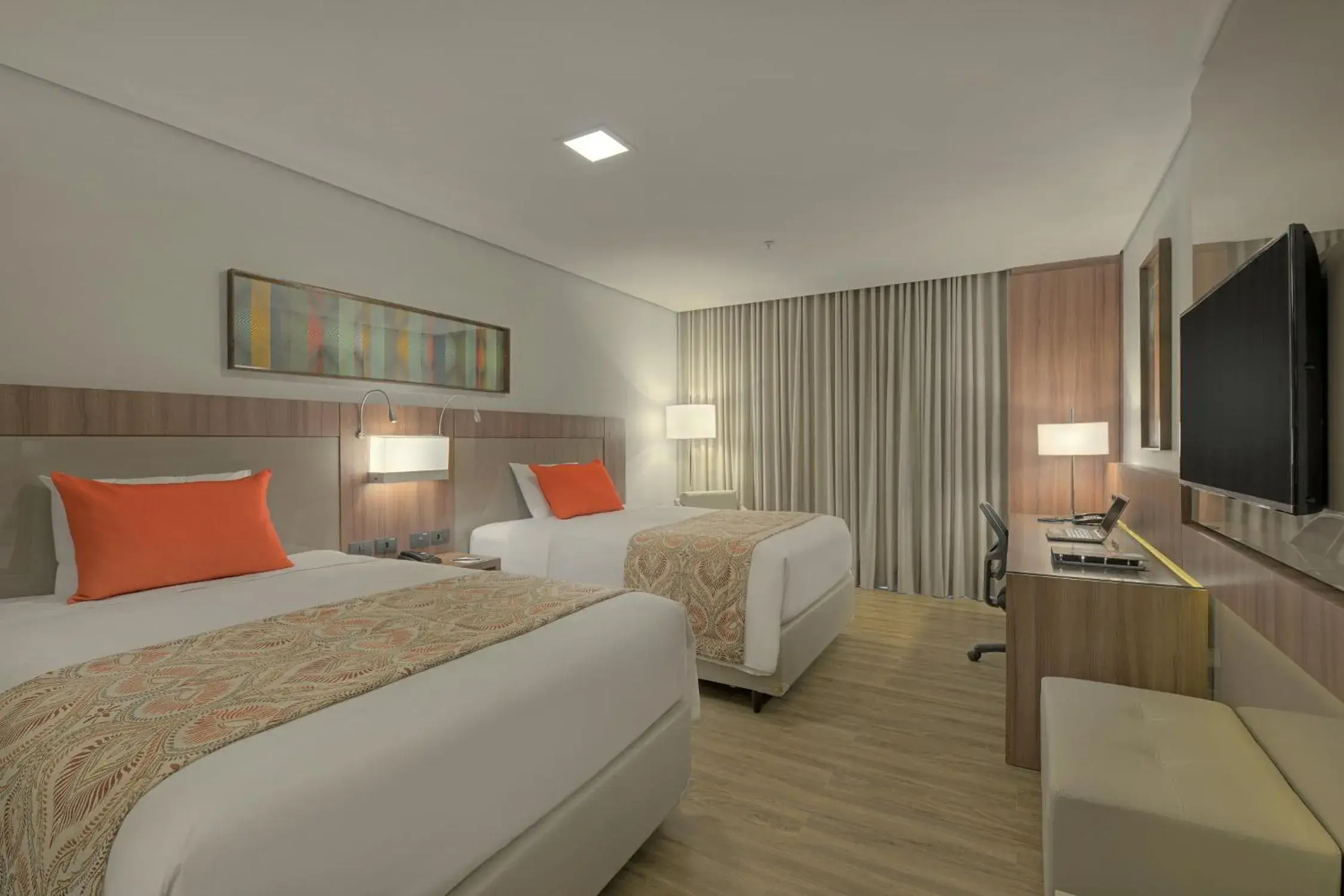 Deluxe Room with Two Double Beds - single occupancy in Deville Prime Campo Grande Deluxe Room with Two Double Beds - single occupancy in Deville Prime Campo Grande