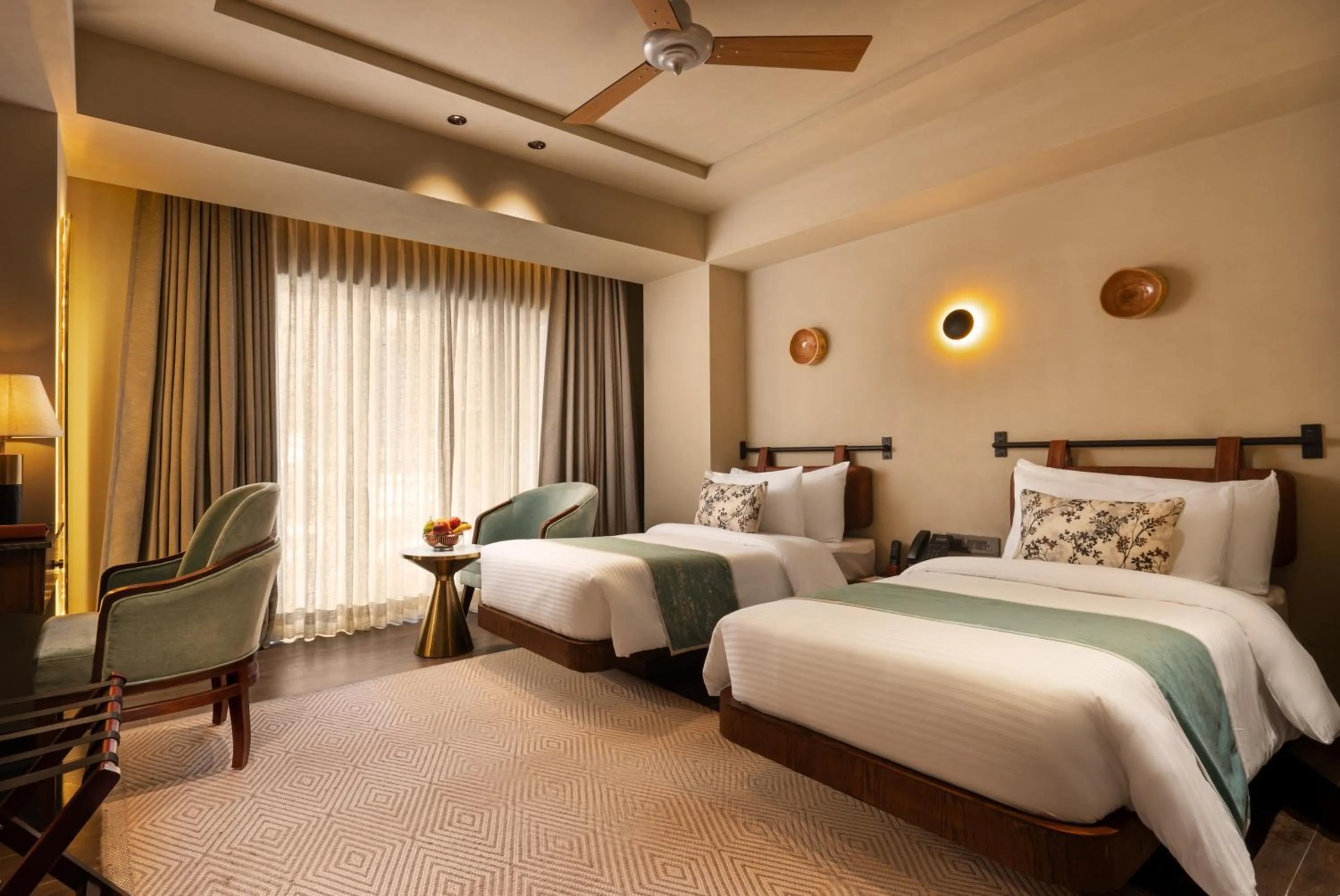 Premium Twin Room with Balcony in Auradoon, Dehradun - By Leisure Hotels
