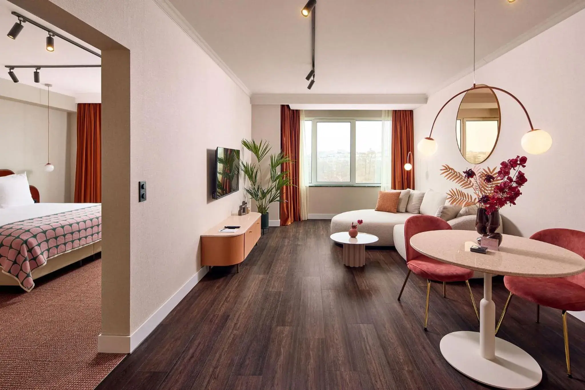 Living room, Bed in Van der Valk Hotel Park Lane Antwerpen Living room, Bed in Van der Valk Hotel Park Lane Antwerpen